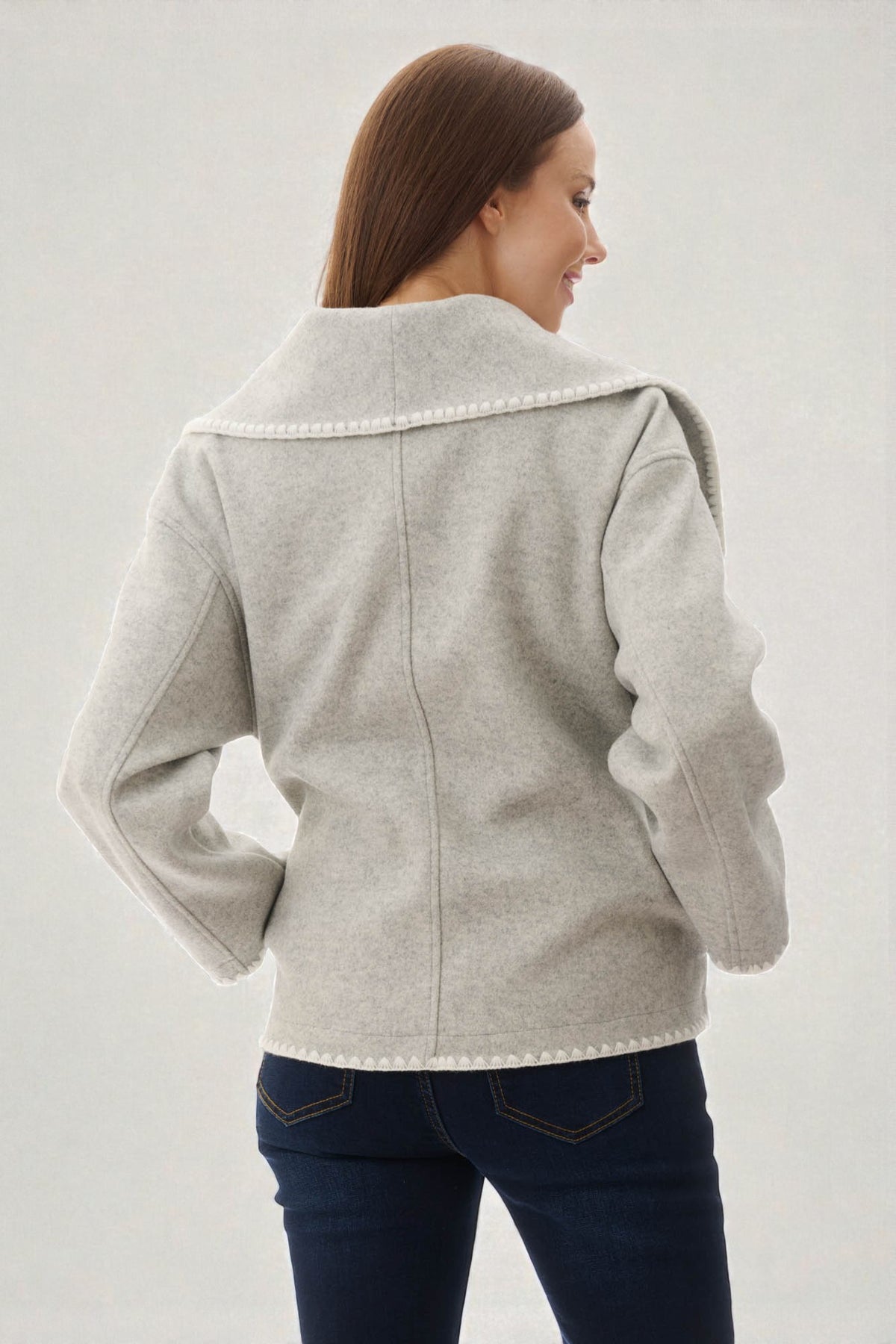 Shawl collar jacket
