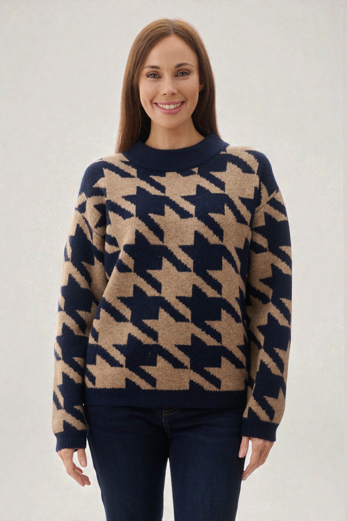 Moore patterned jumper