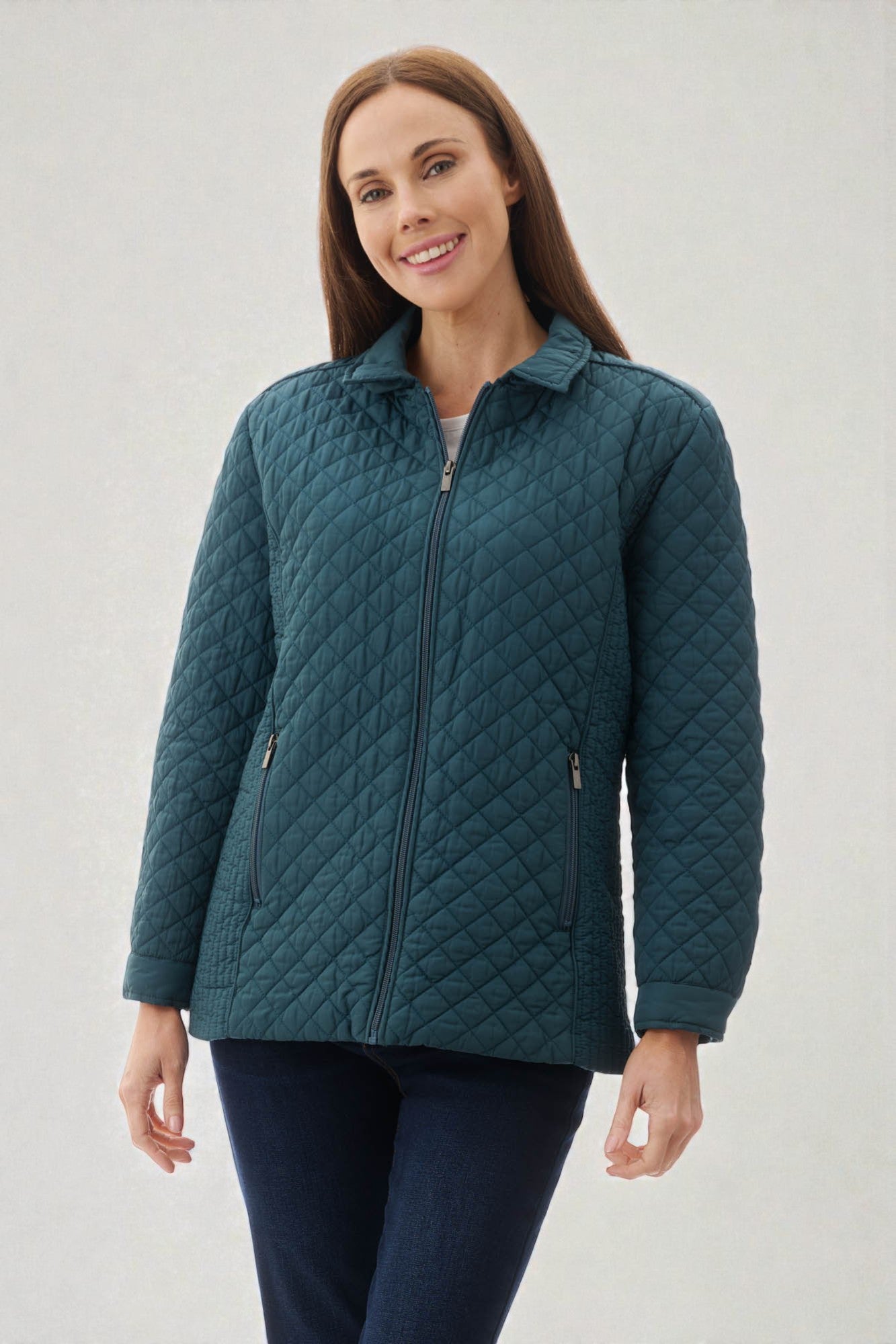 7QJ49 - Short quilted jacket
