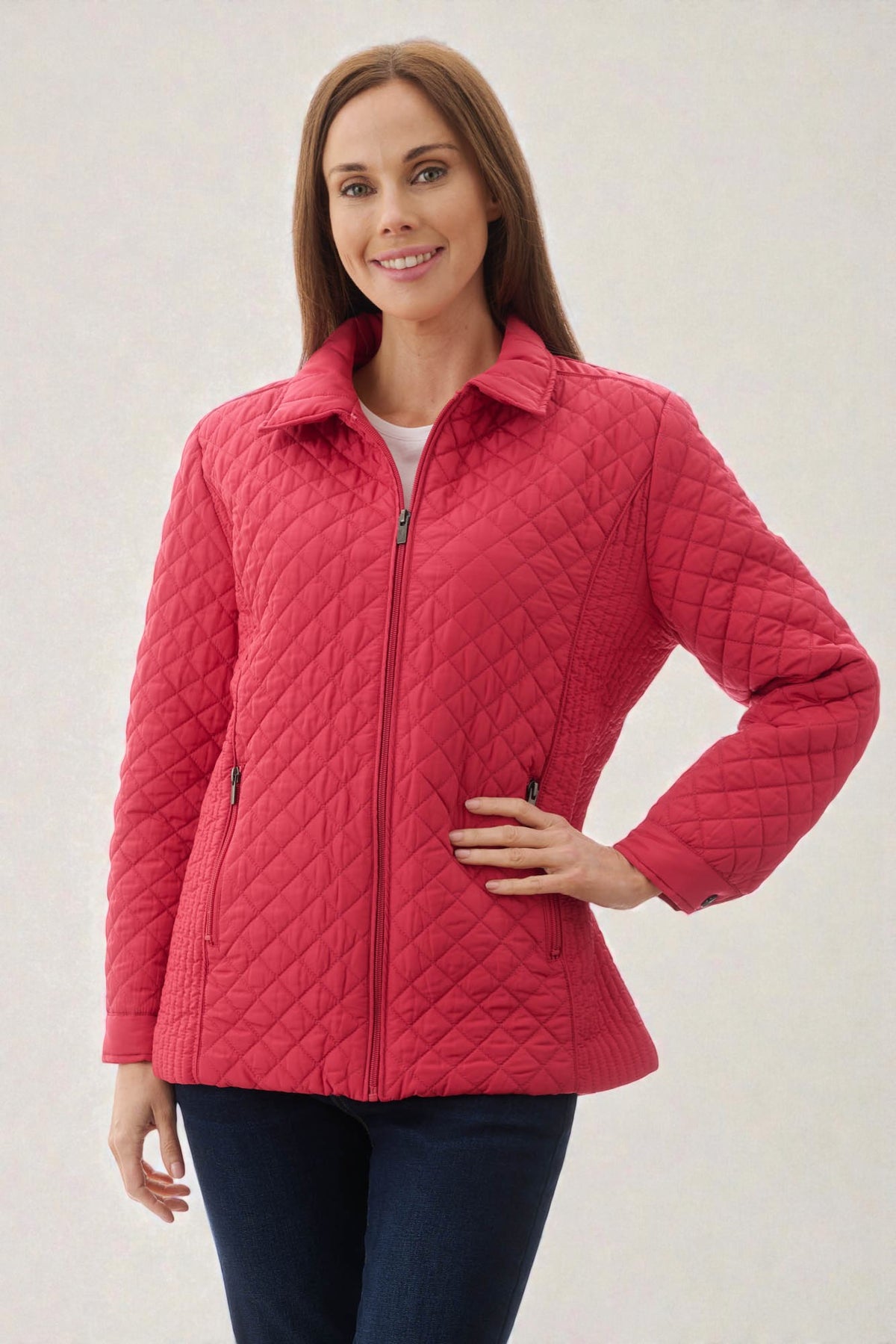 7QJ49 - Short quilted jacket