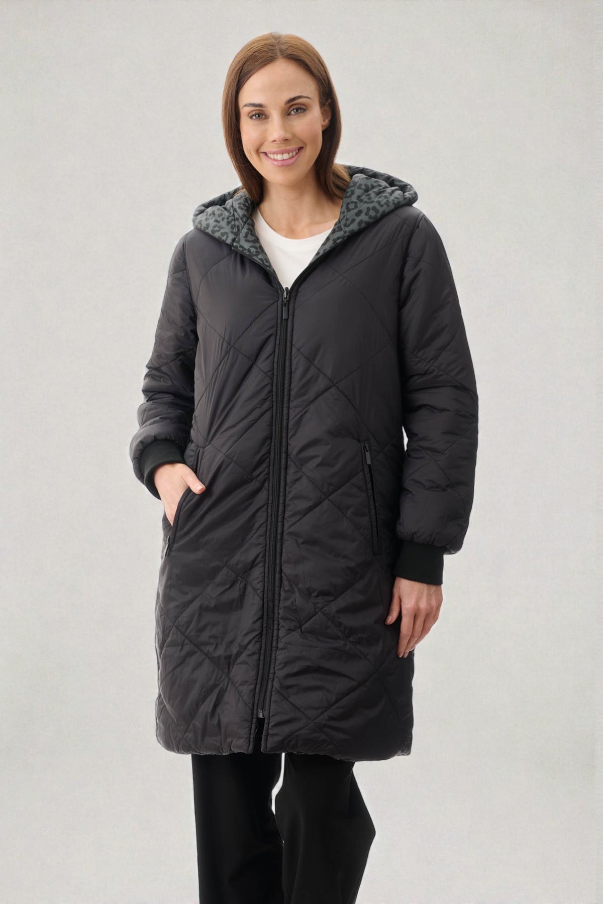 Reversible puffer jacket