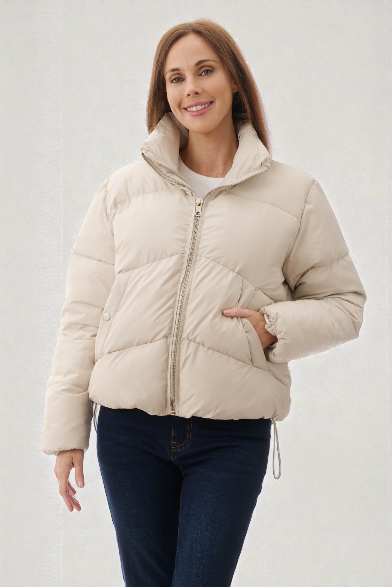 Short puffer jacket