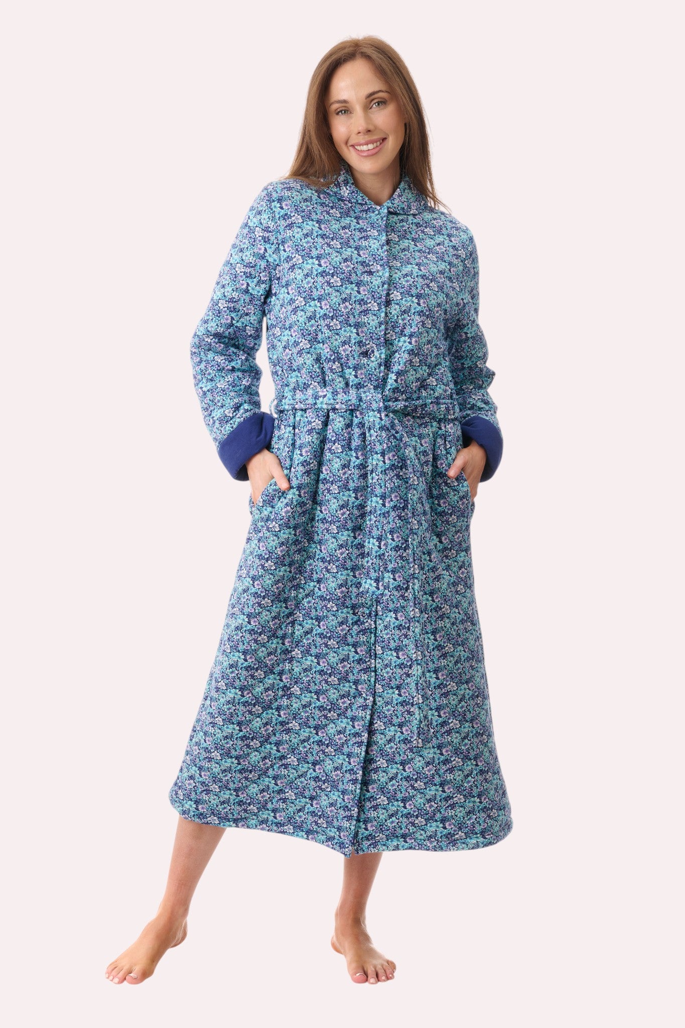 Jada mid quilted gown