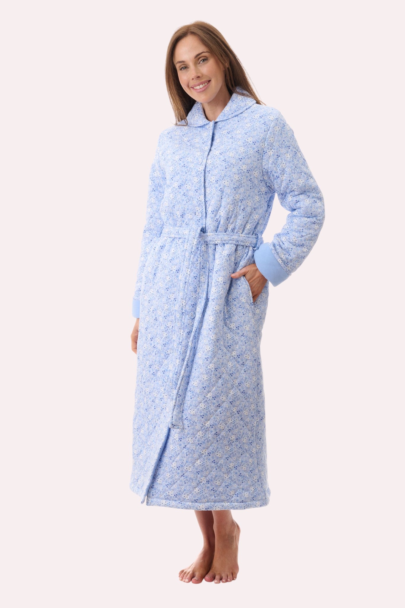 Katie mid quilted gown
