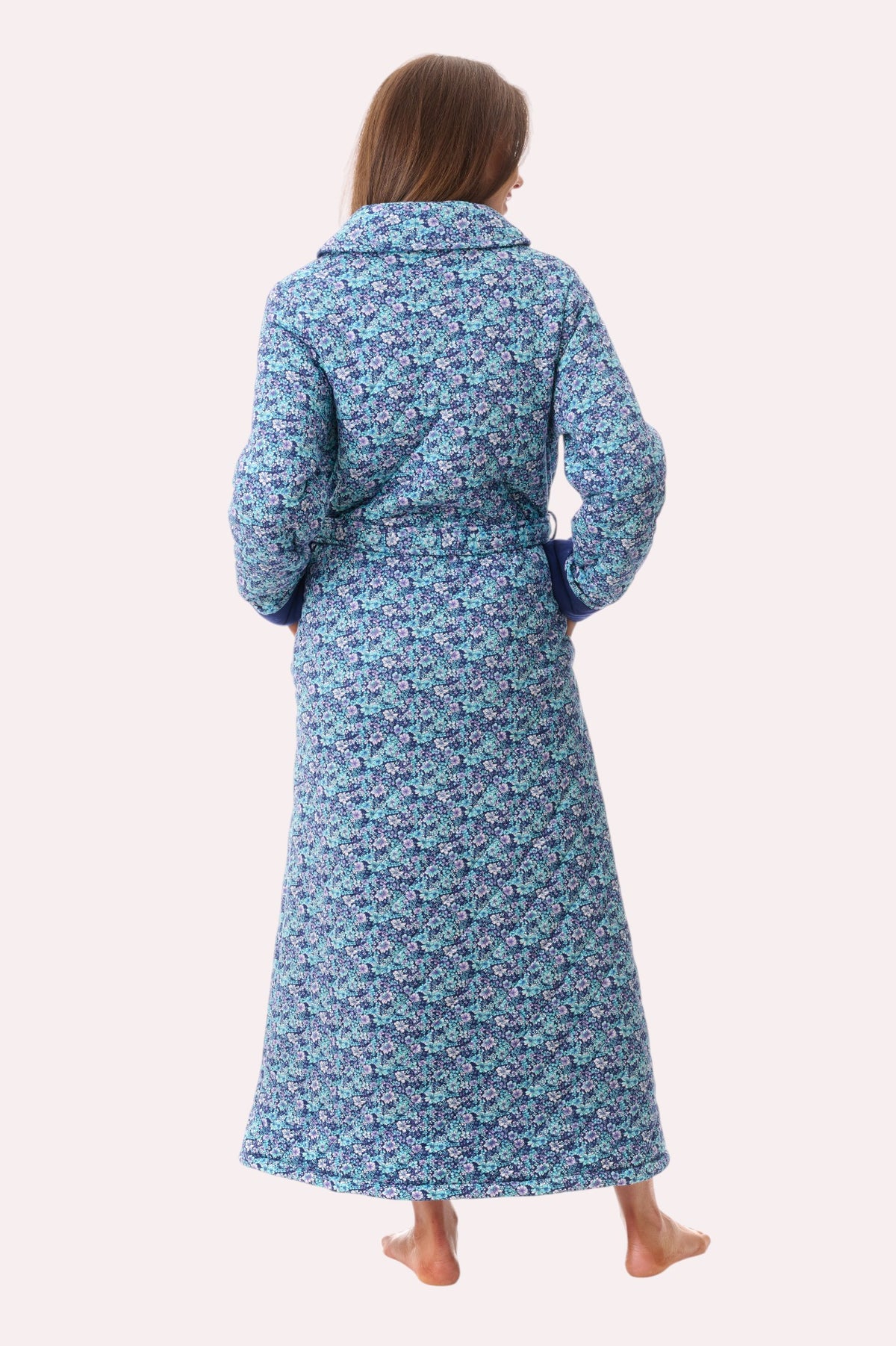 Jada long quilted gown