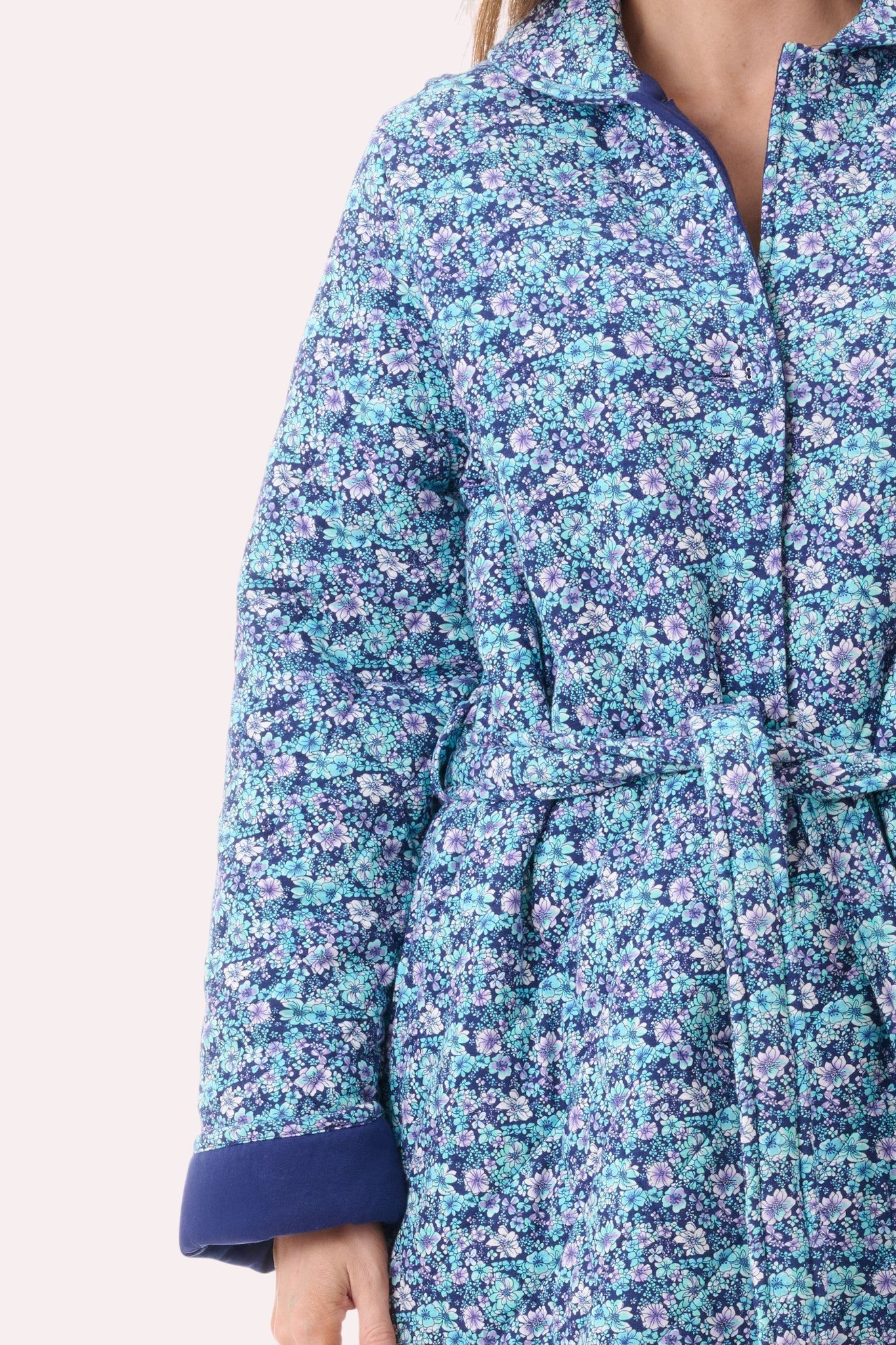 Jada long quilted gown