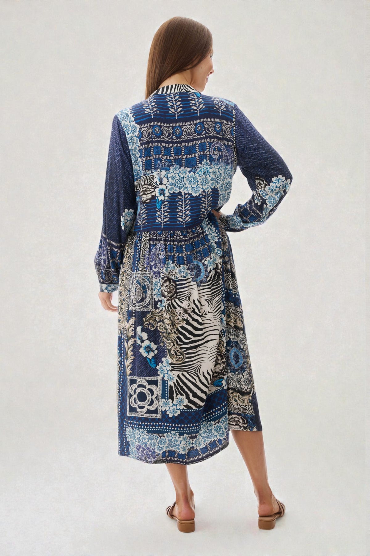 Kintore button through dress