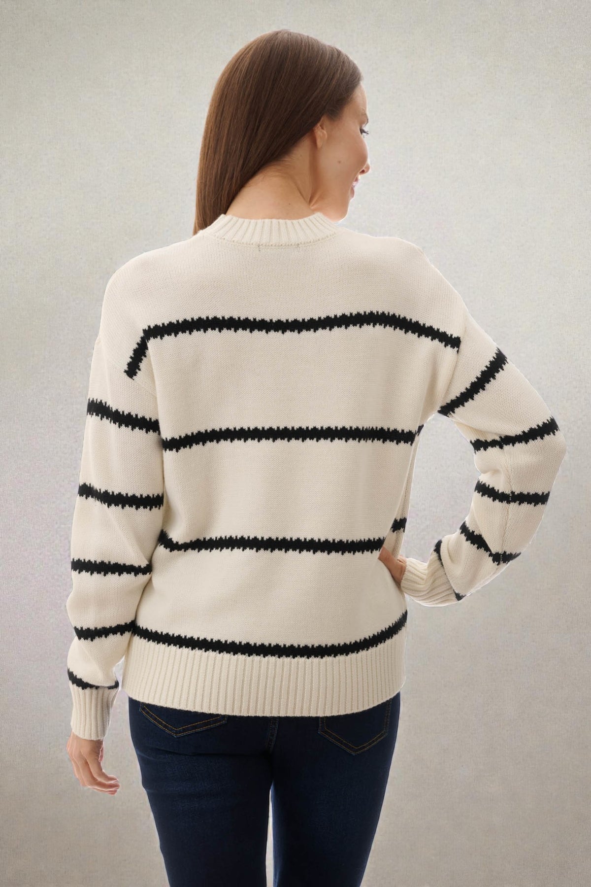 Mono stripe jumper