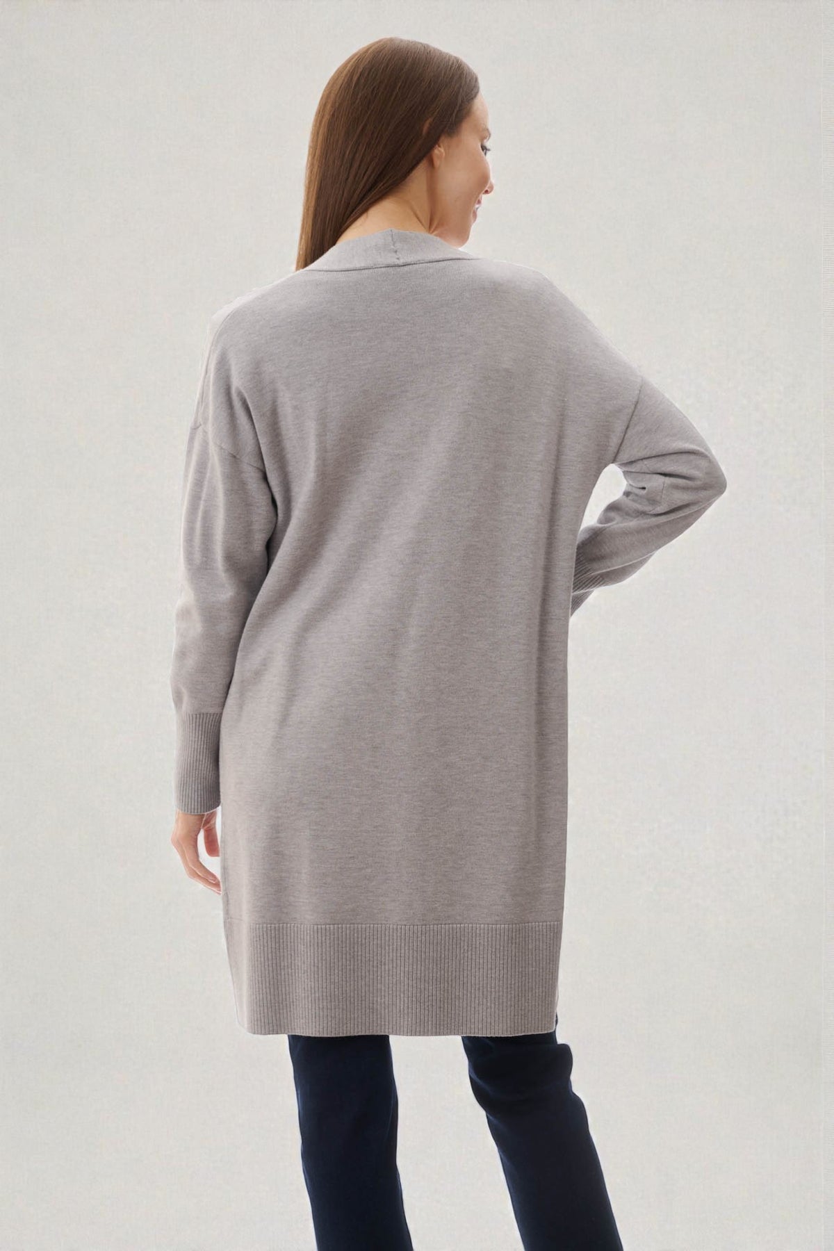 Longline cardigan