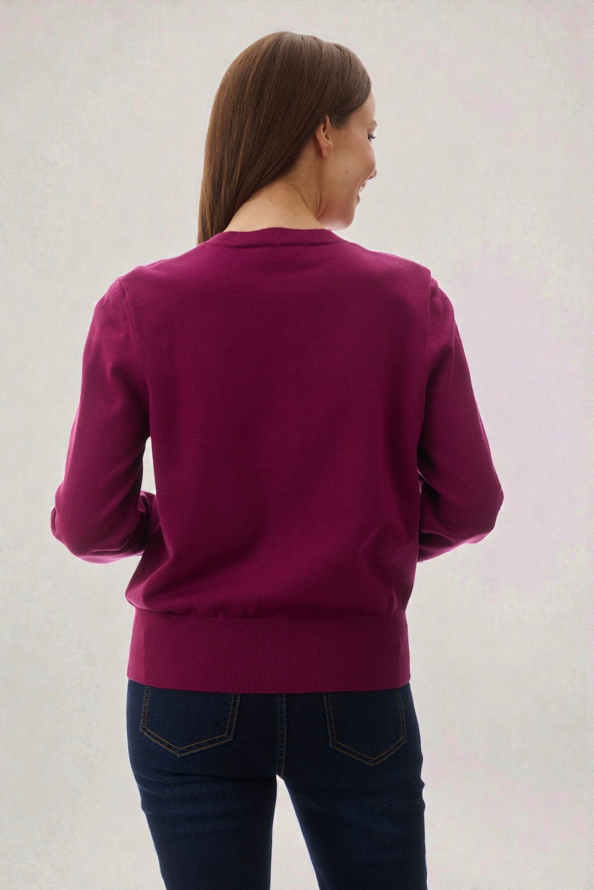 7WI36 - Crew neck cardigan