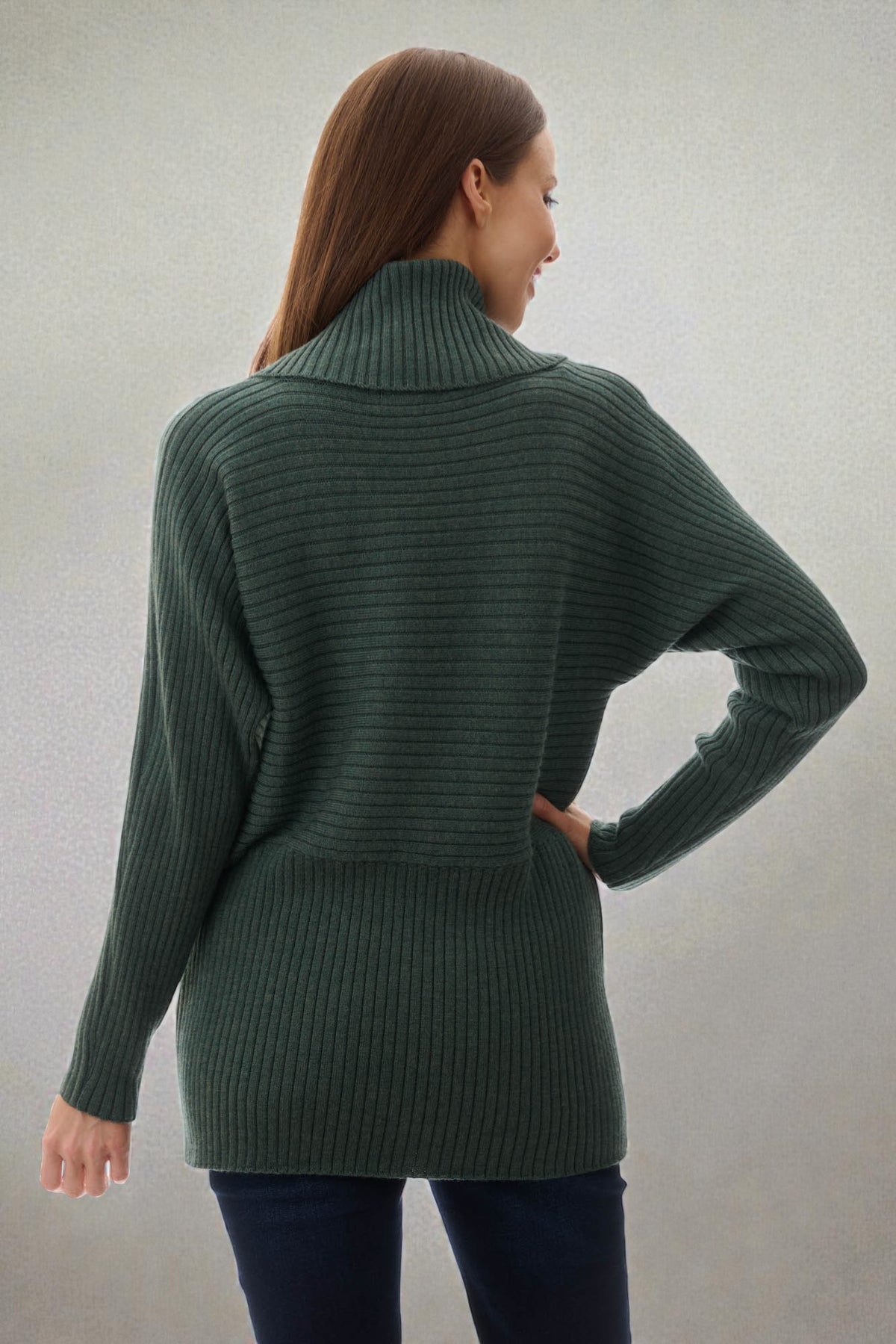 Roll neck jumper