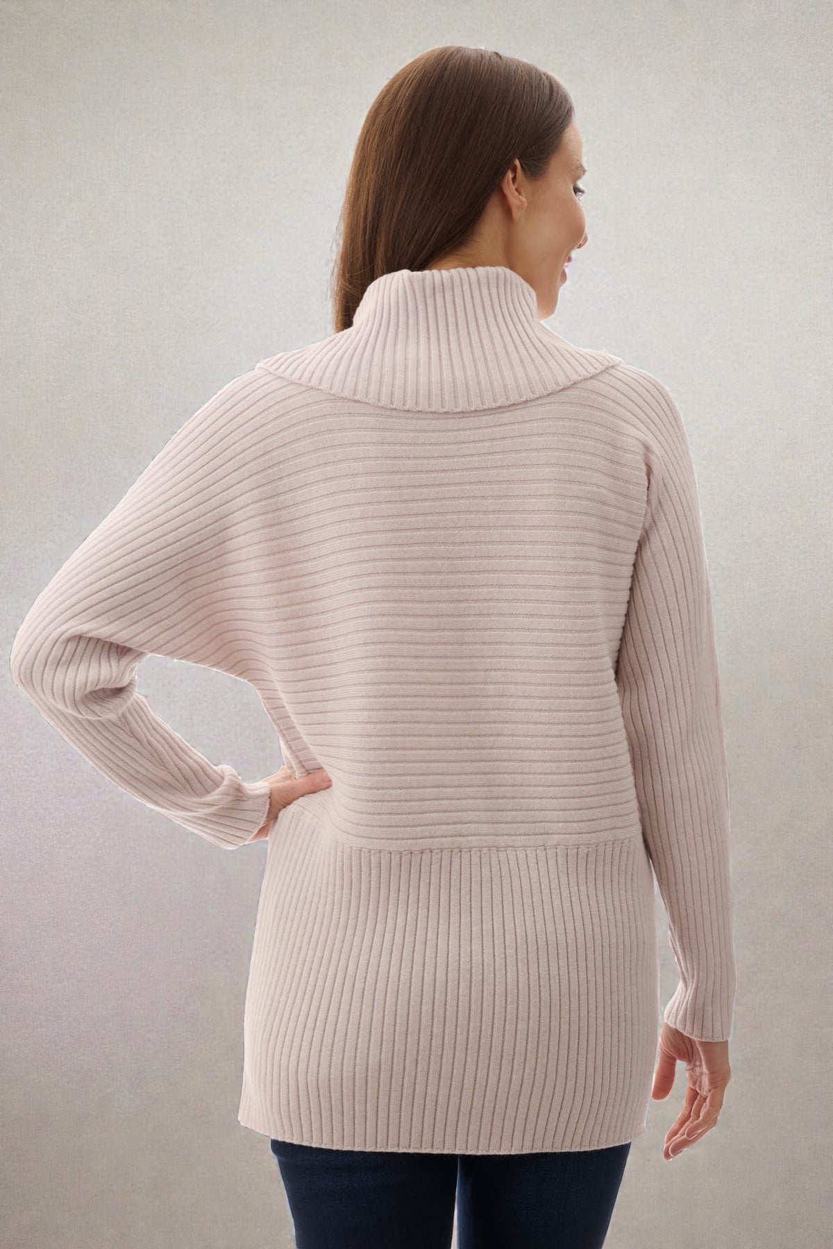 Roll neck jumper