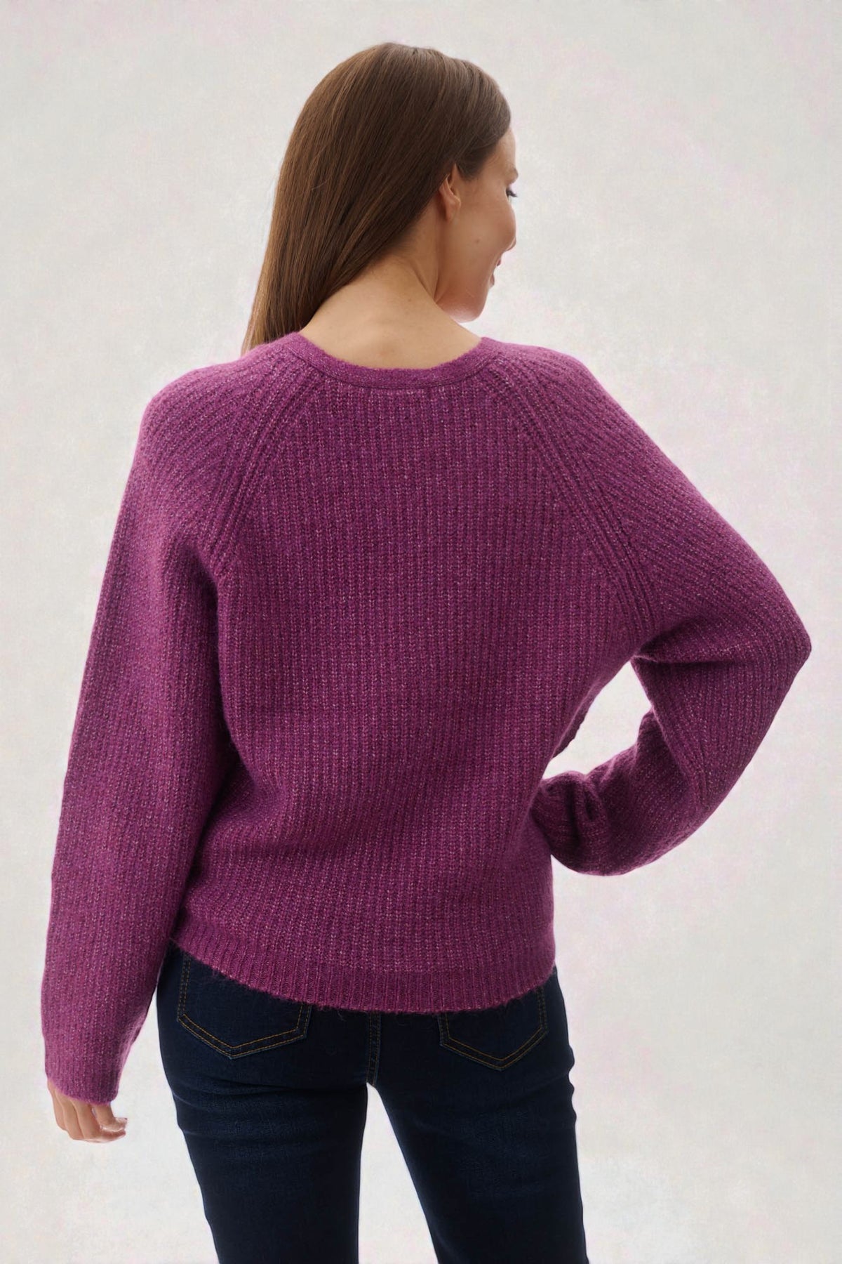 Twist front knit