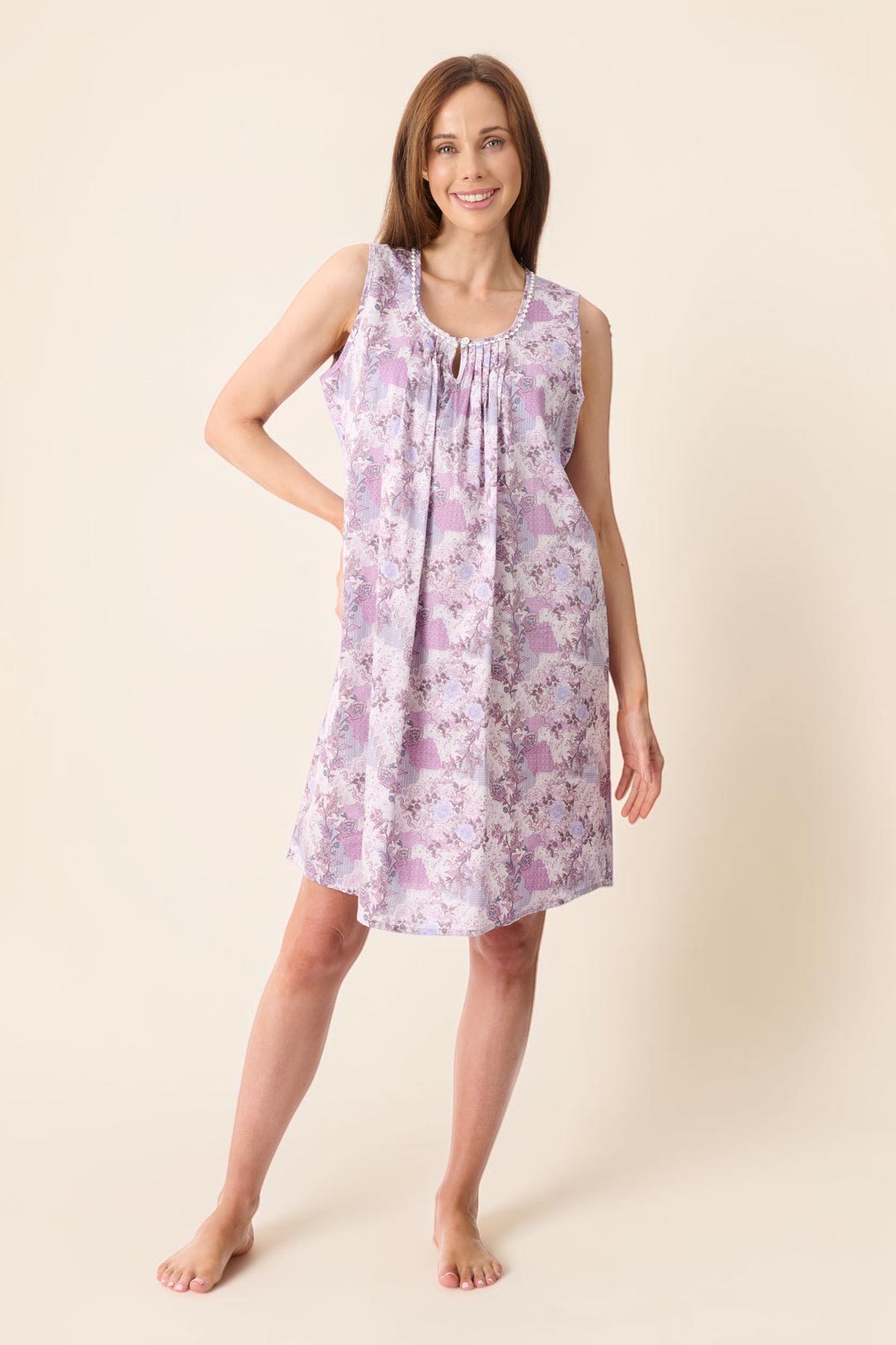 Como Sleeveless short nightie