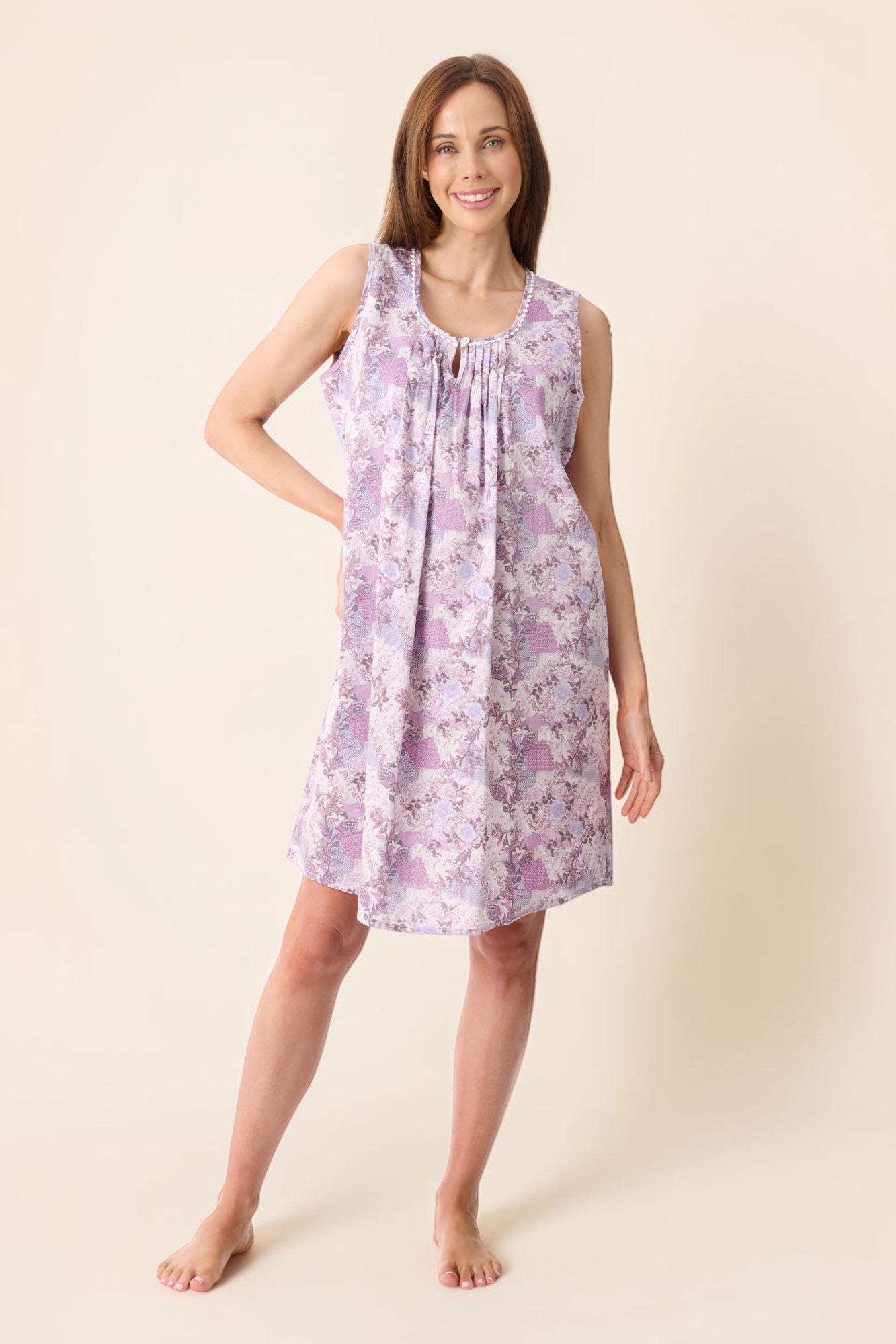 Como Sleeveless short nightie