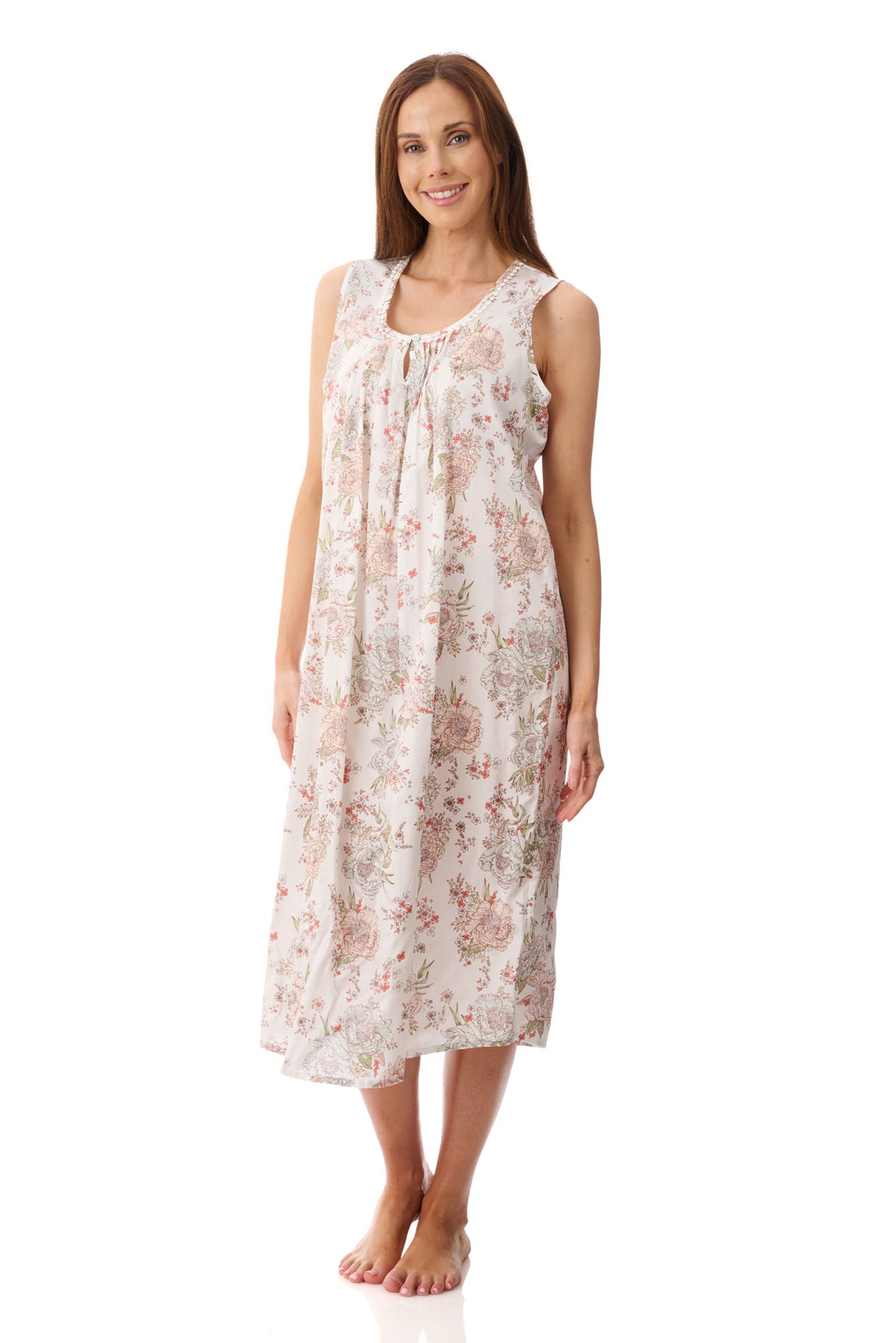 Dolce Sleeveless mid length nightie