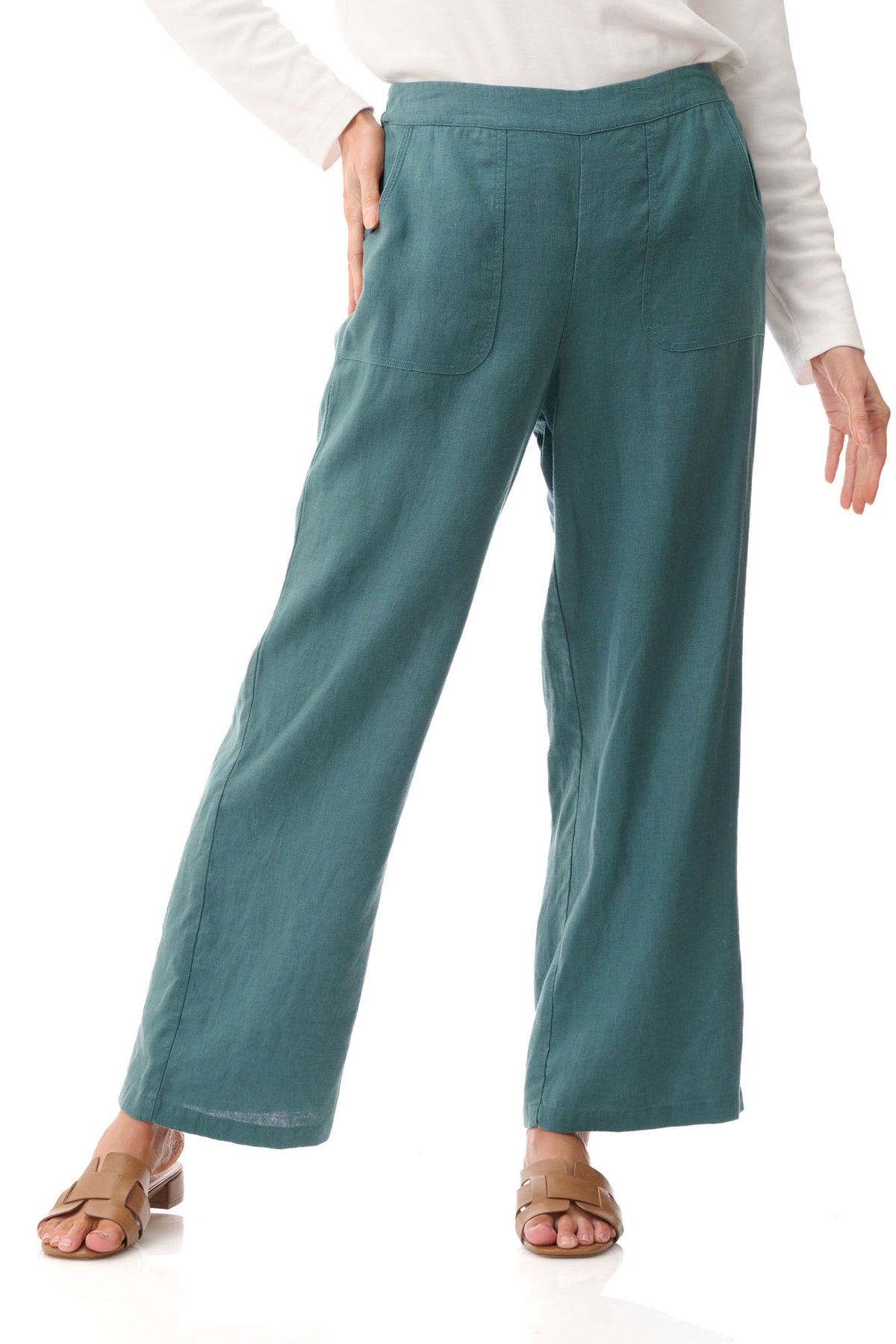 Relaxed linen pant