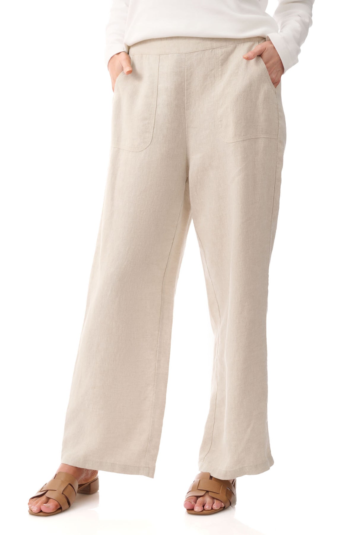 Relaxed linen pant