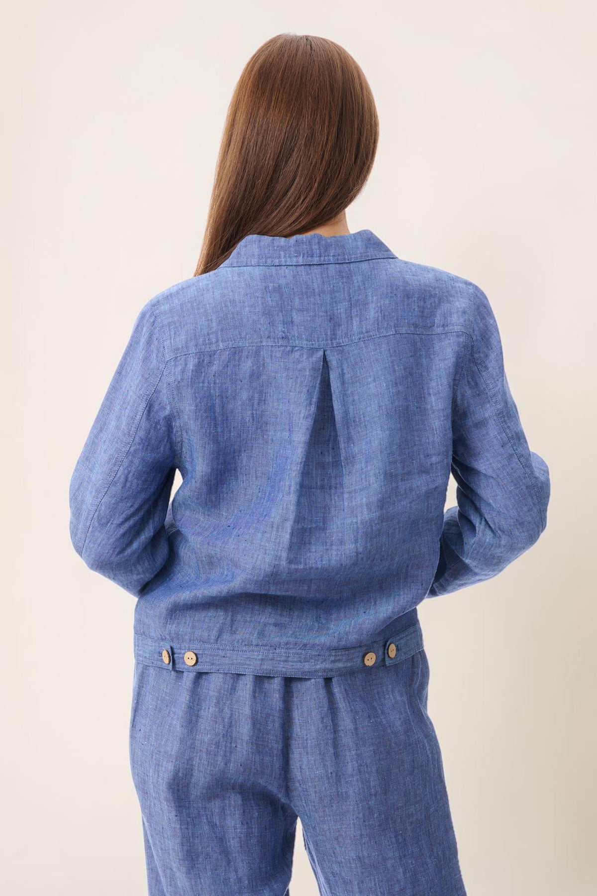 Lightweight linen jacket