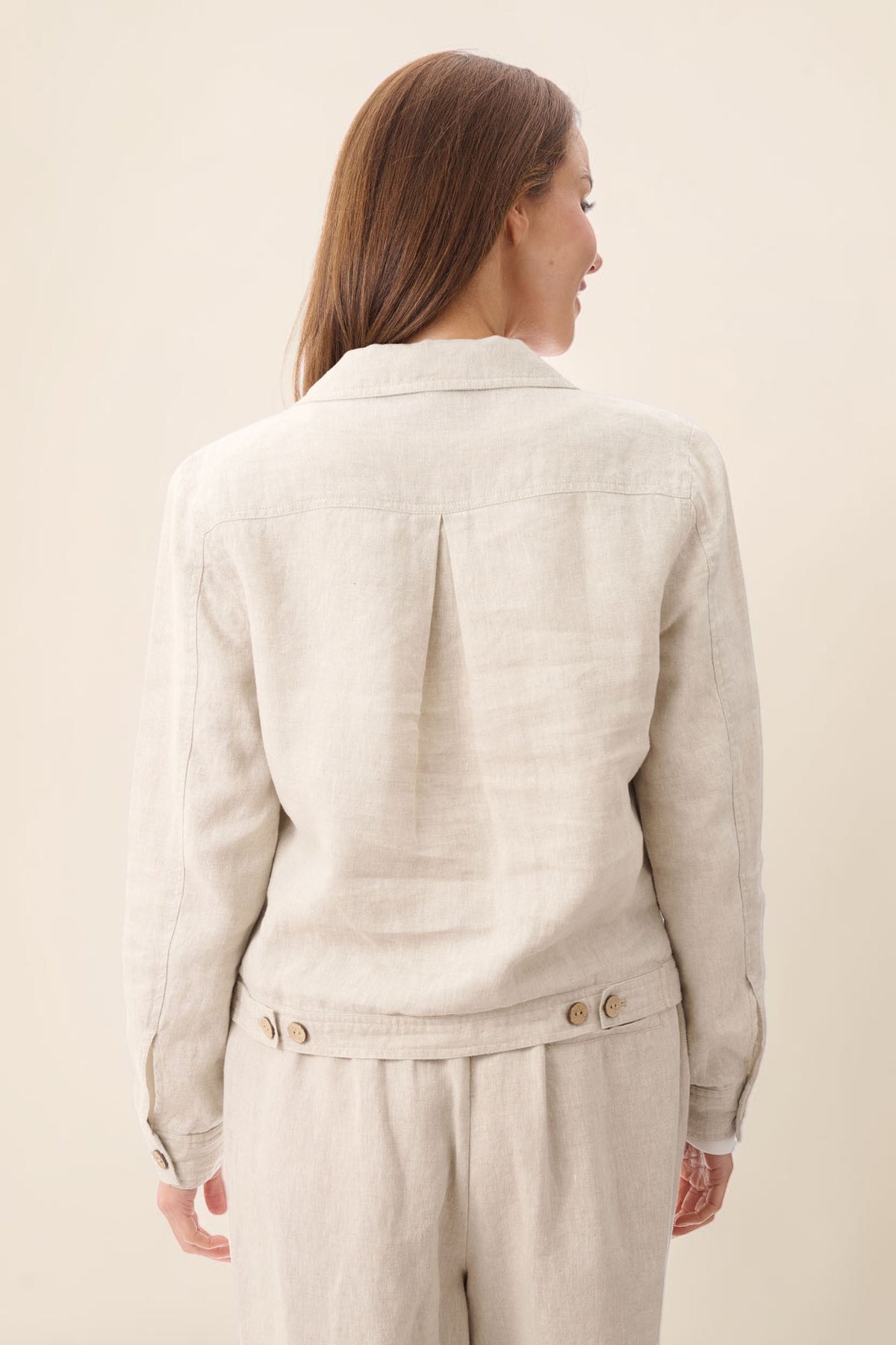 Lightweight linen jacket