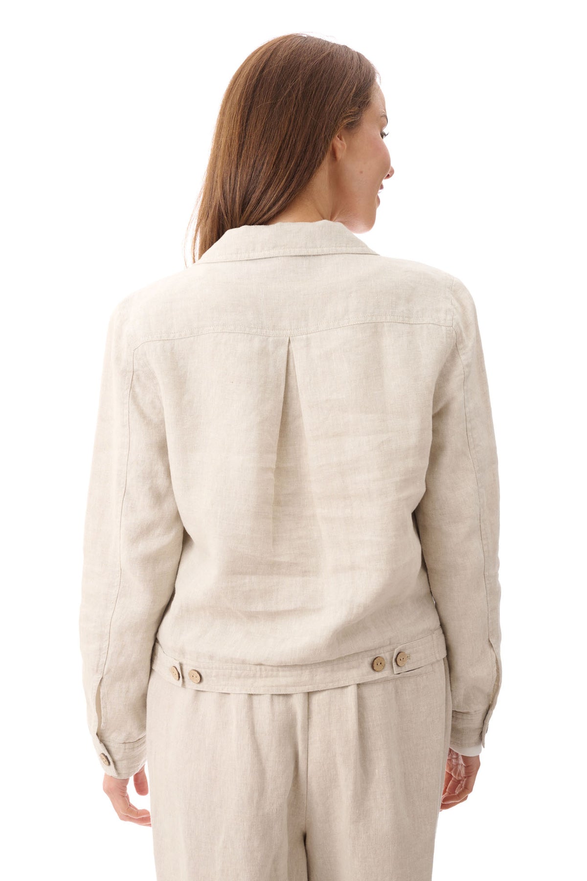 Lightweight linen jacket