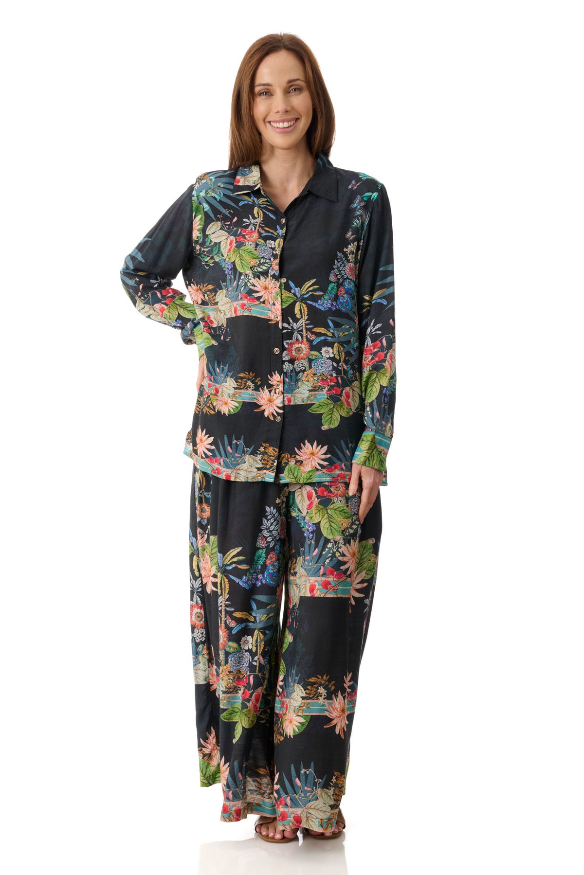 Alanna print shirt