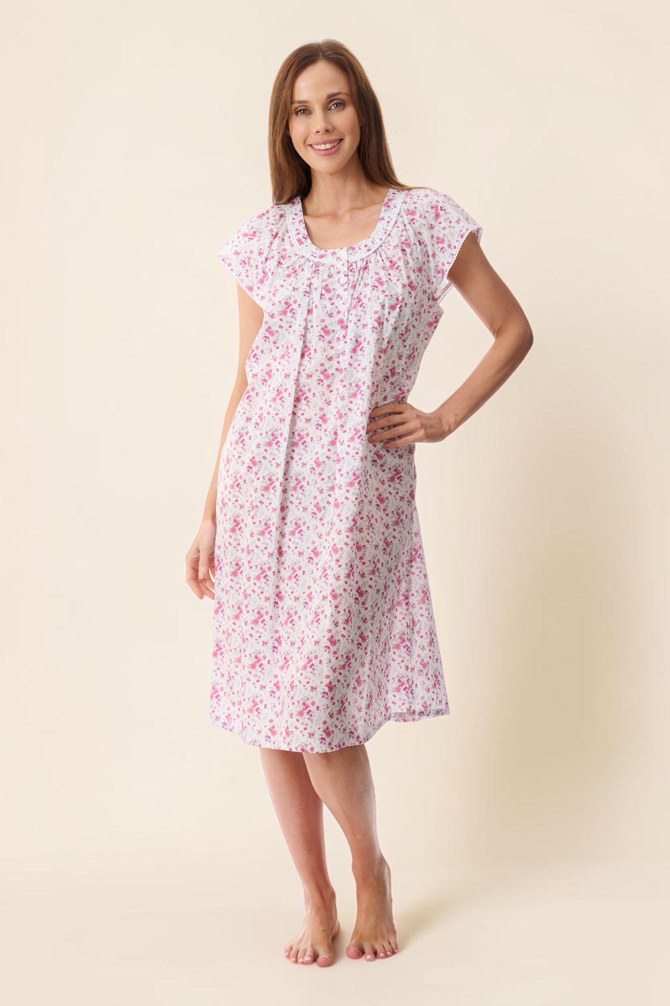 Genoa Cap sleeve short nightie