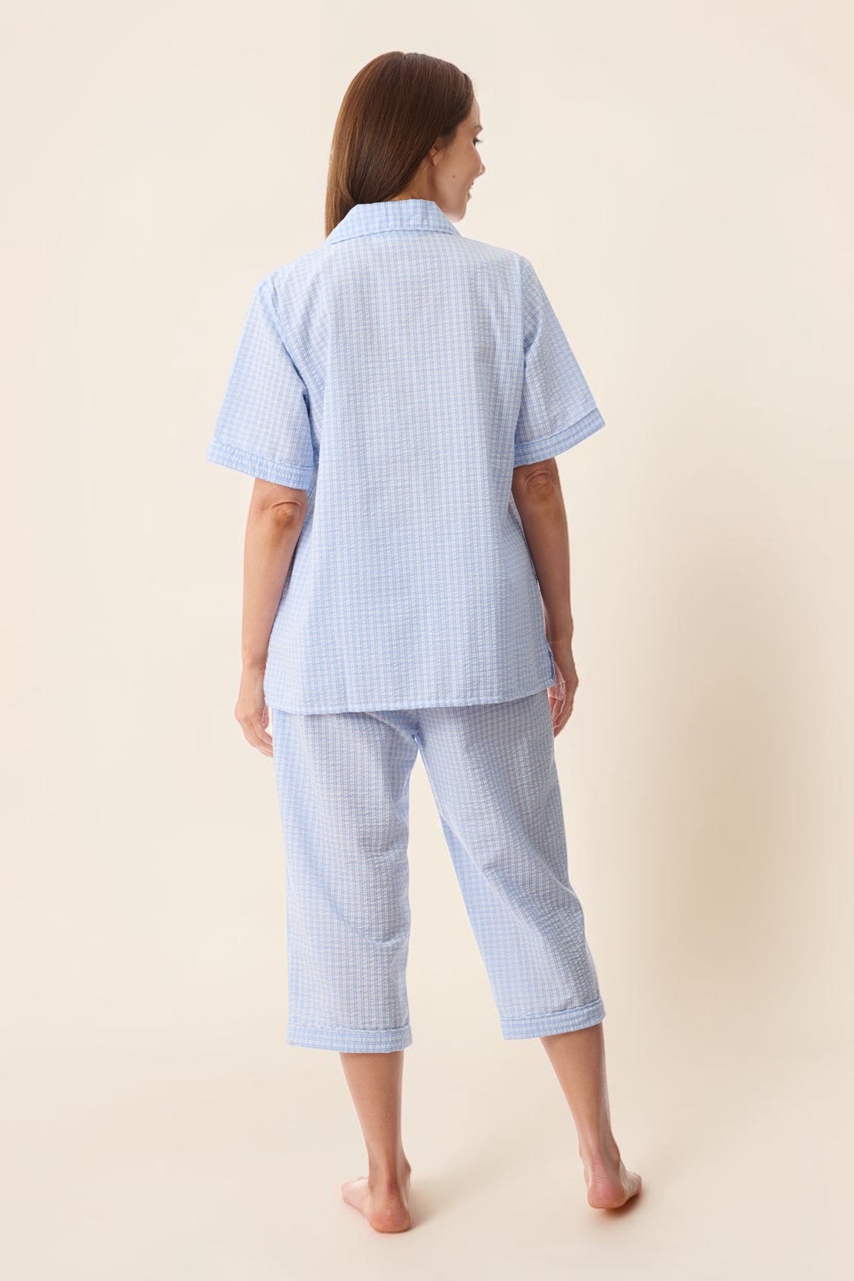 Check Capri pyjama