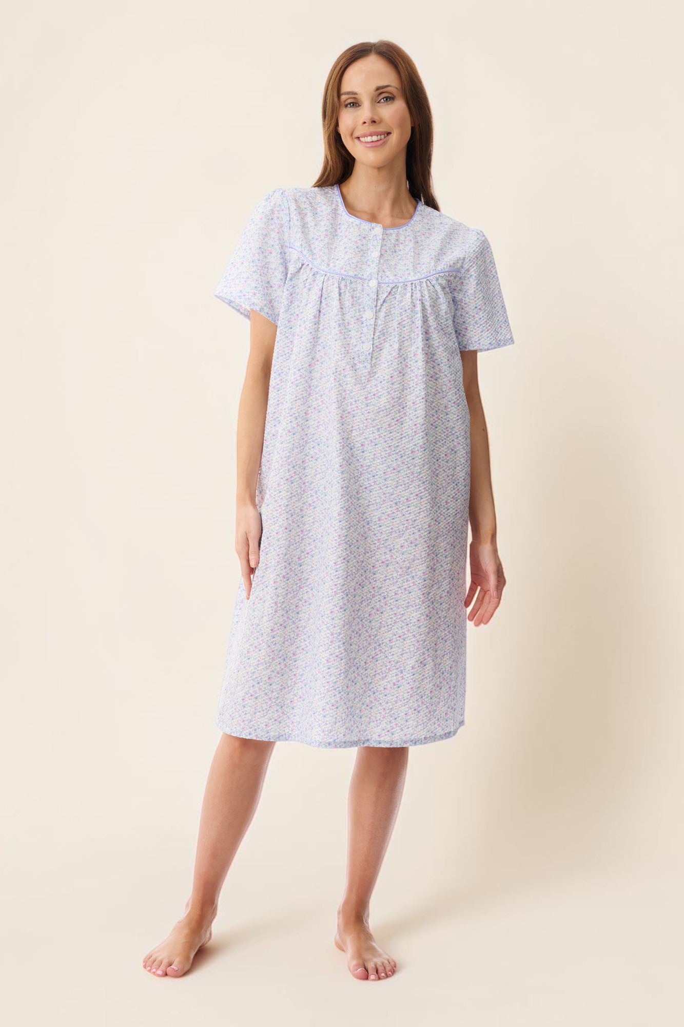 Salerno Short sleeve short nightie