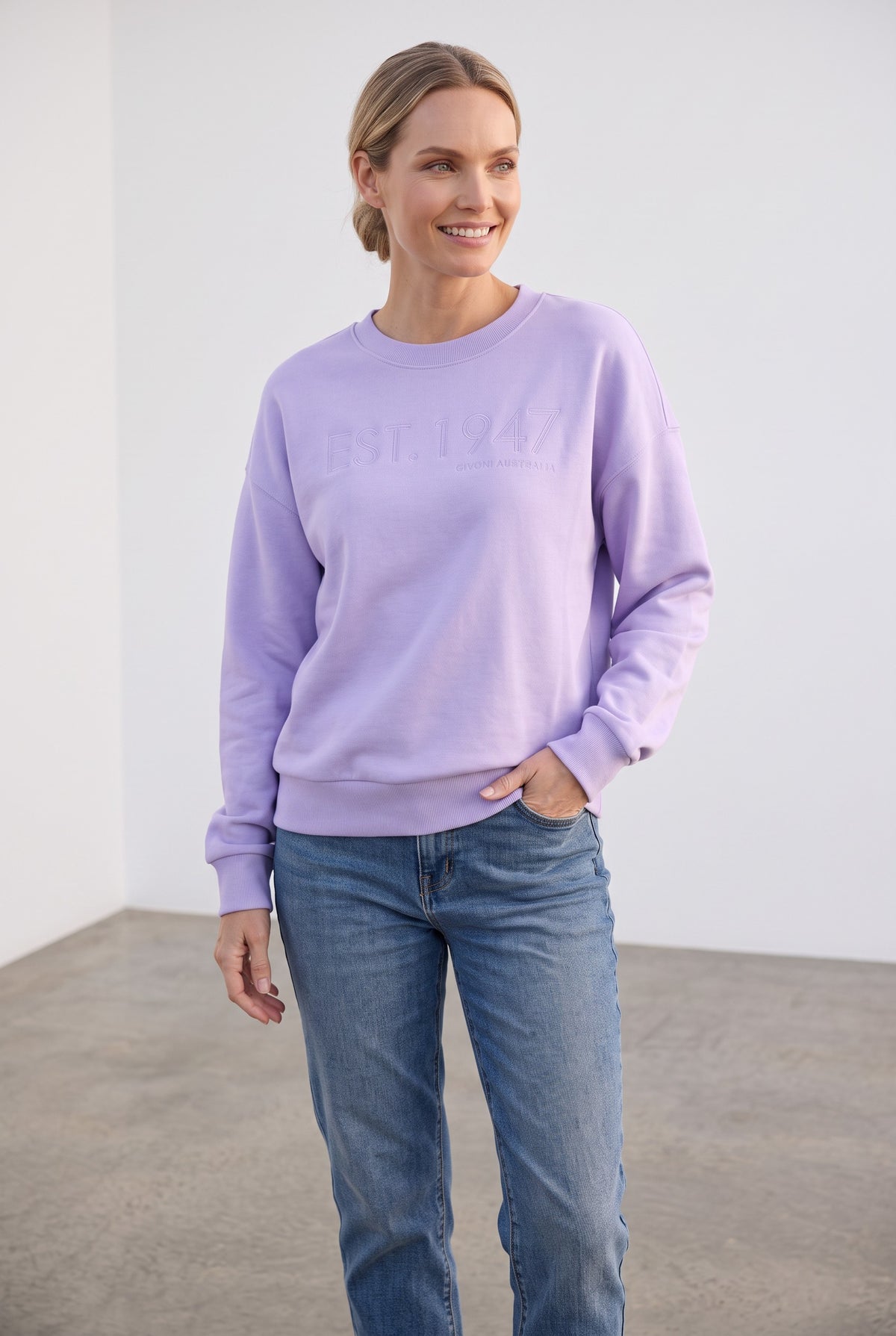 Crew neck jumper