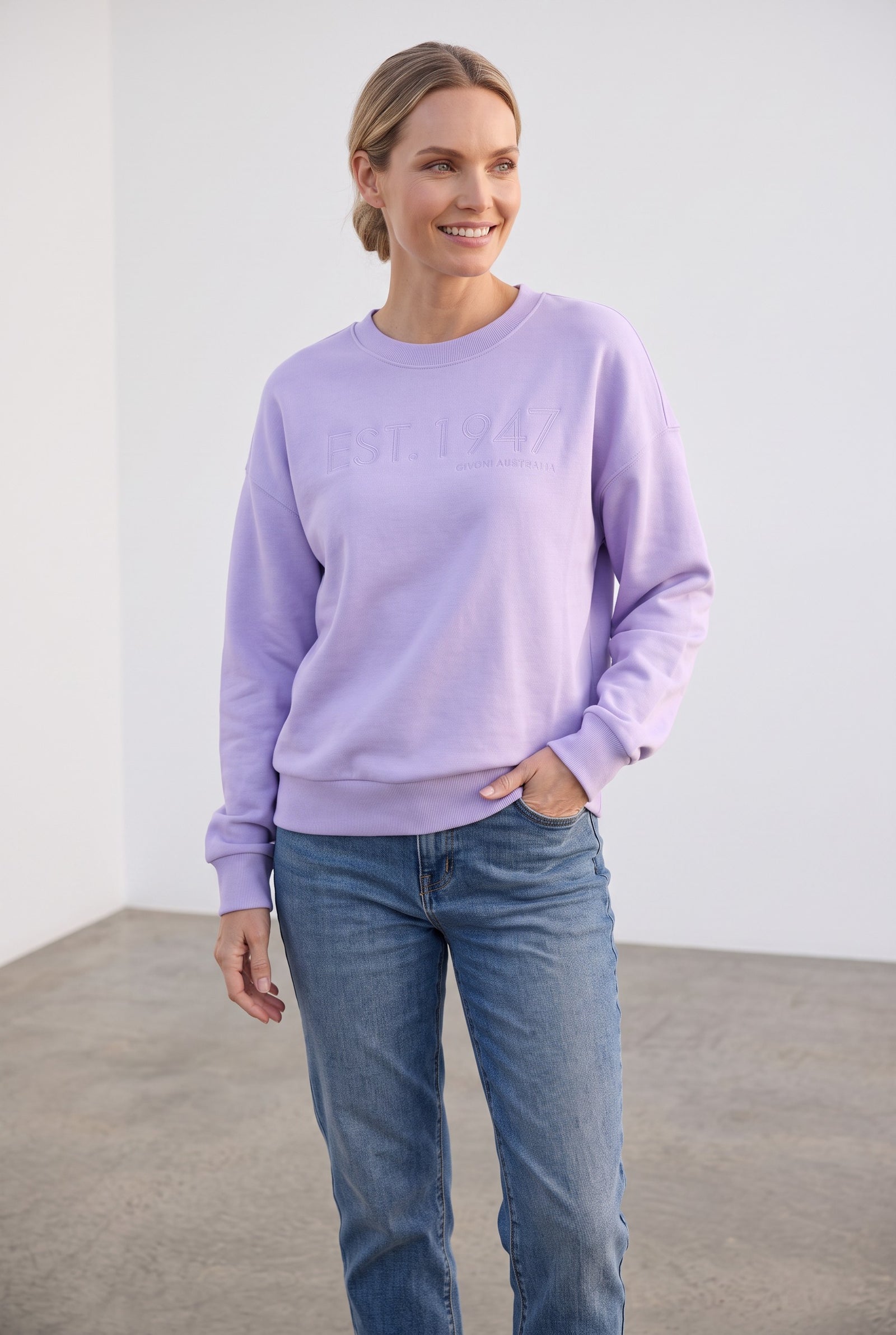 Crew neck jumper