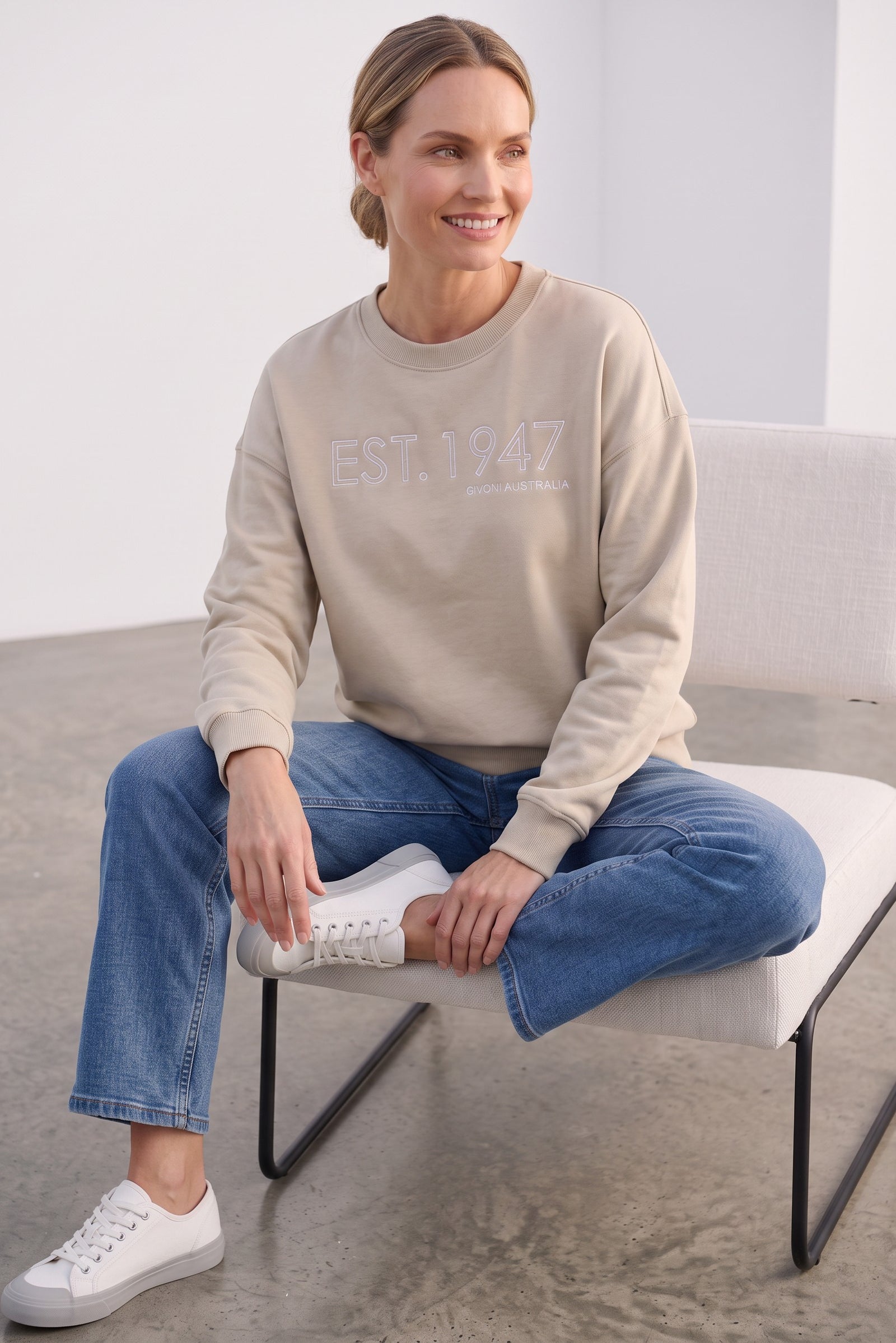 Crew neck jumper