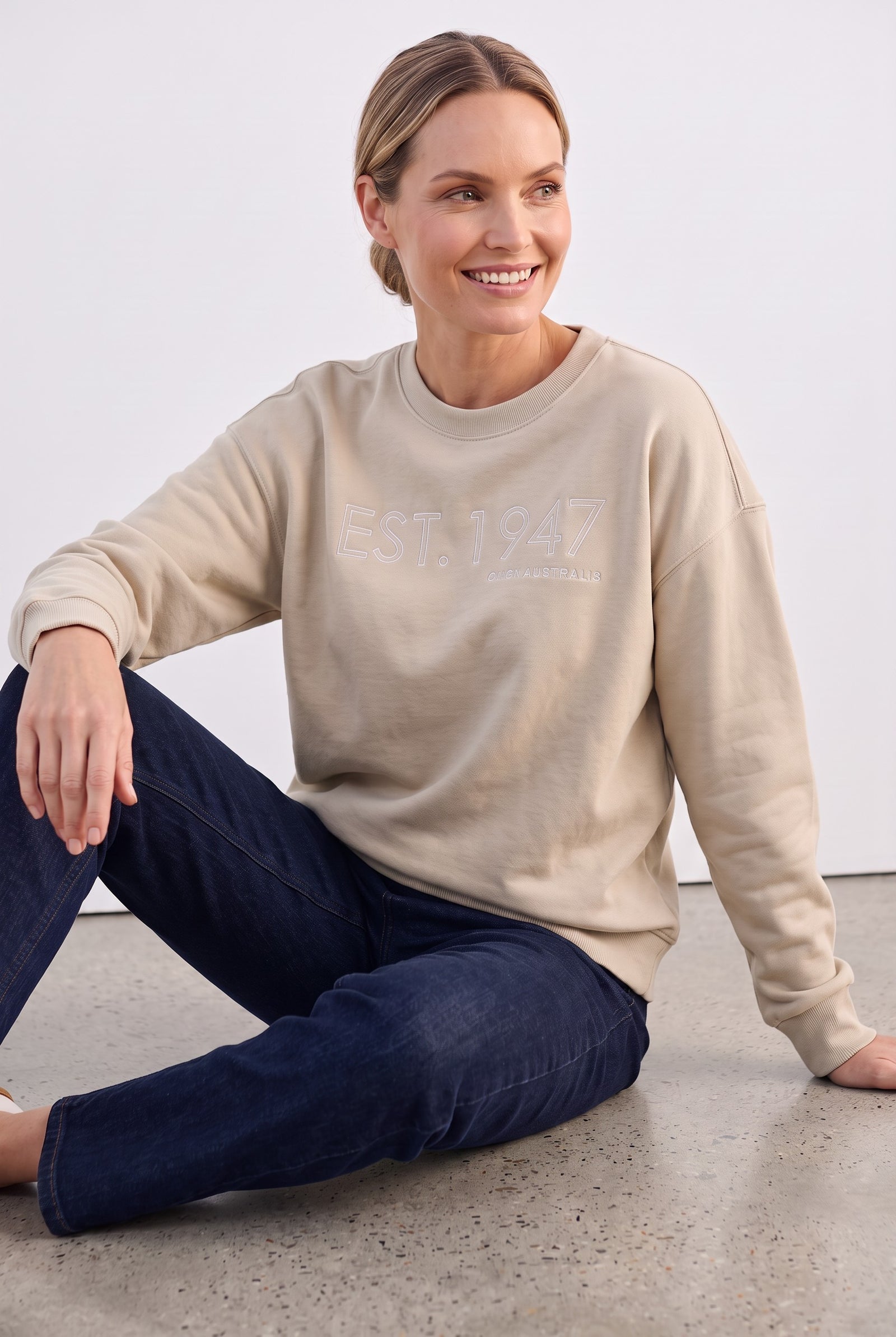 Crew neck jumper
