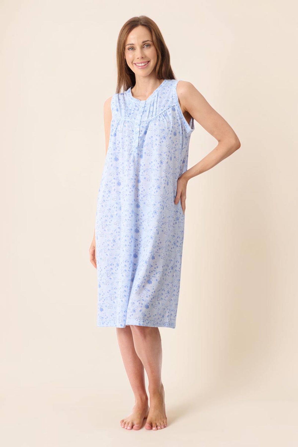Palermo Sleeveless short nightie