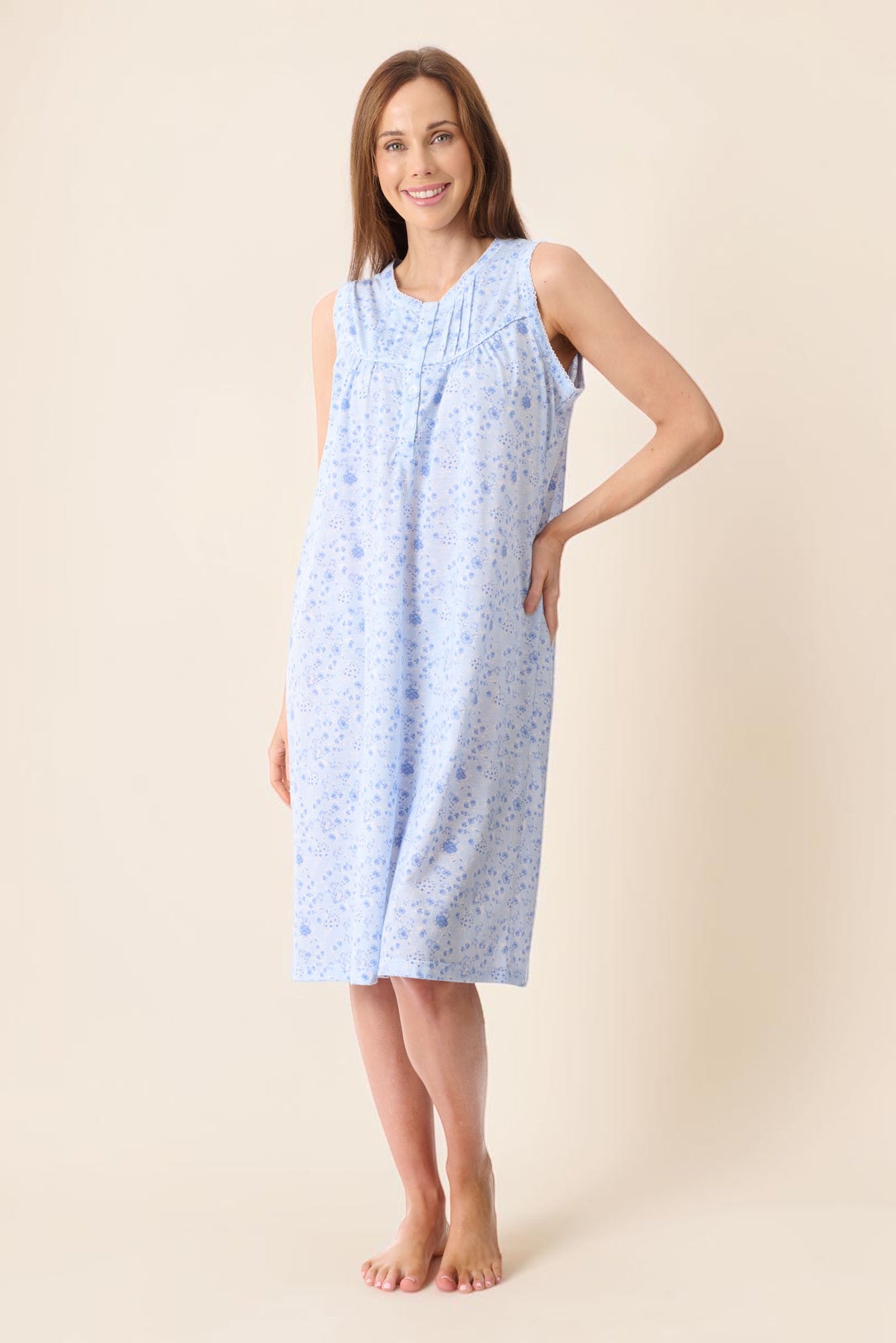 Palermo Sleeveless short nightie
