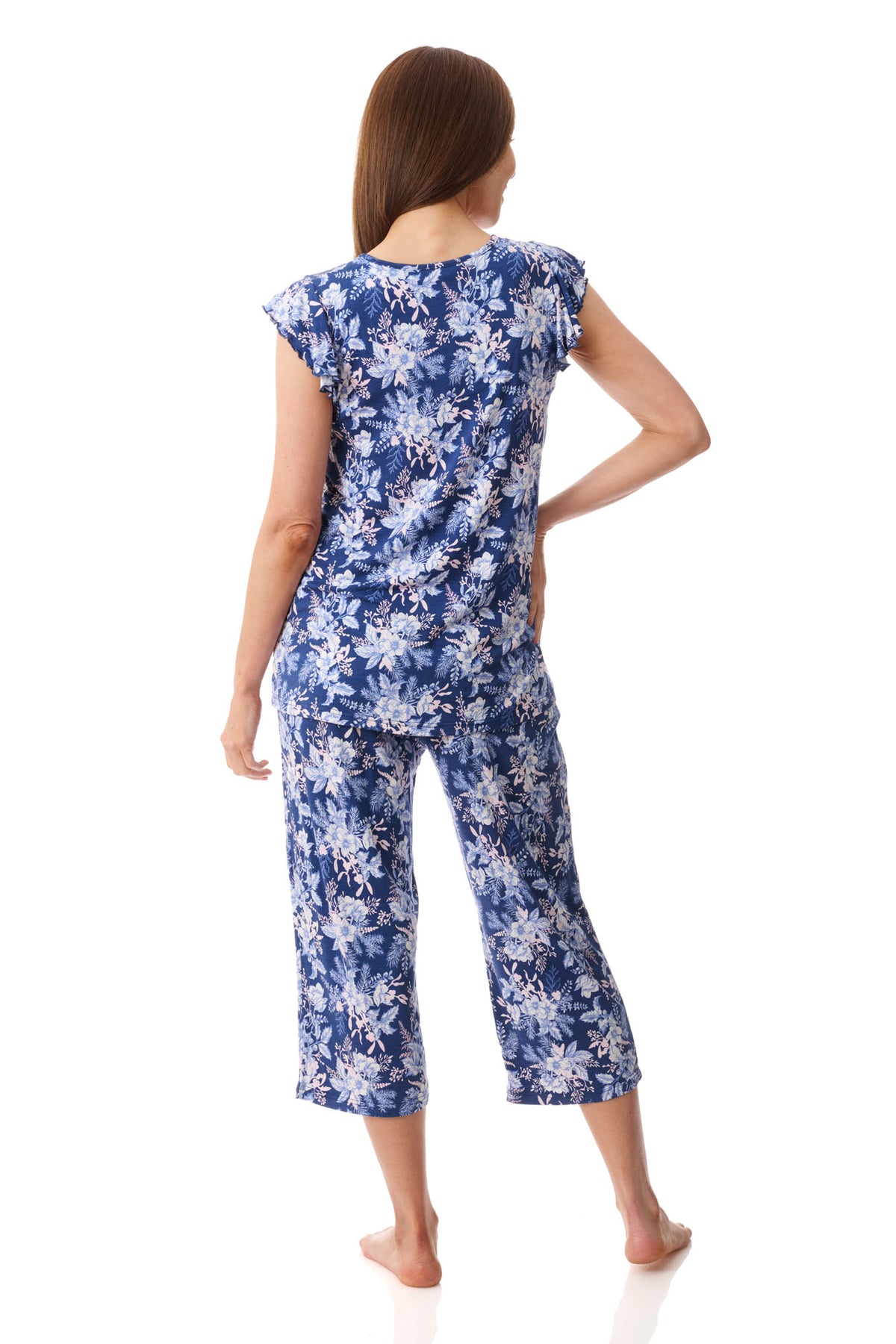 Trieste Flutter sleeve capri pyjama