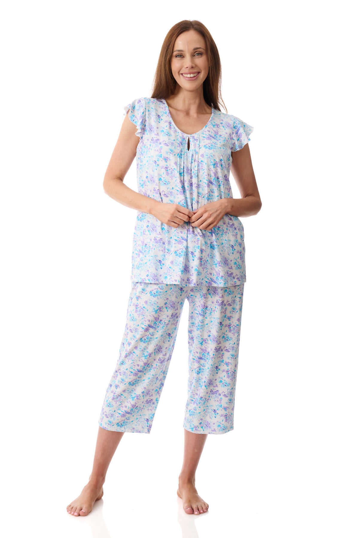 Zadar Flutter sleeve capri pyjama