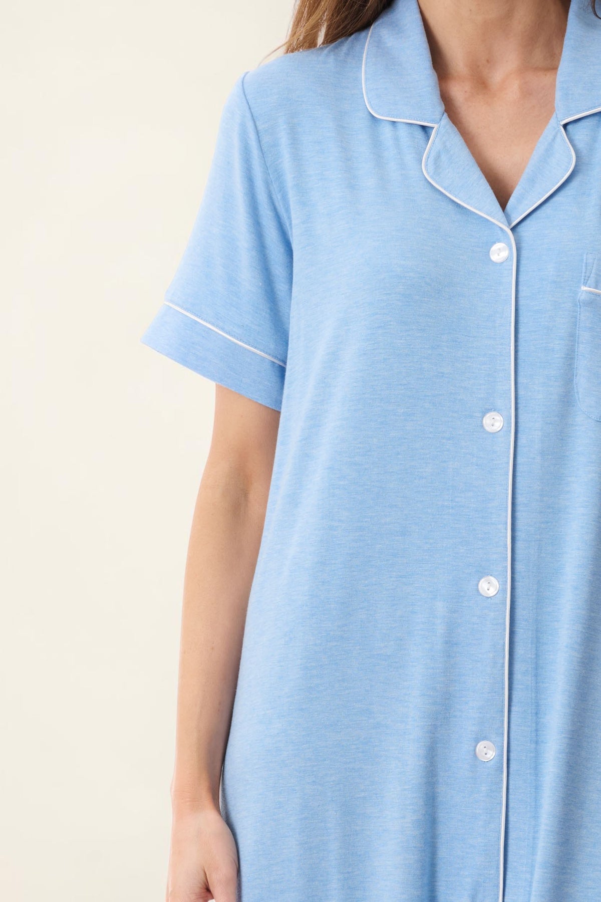 Short sleeve sleepshirt