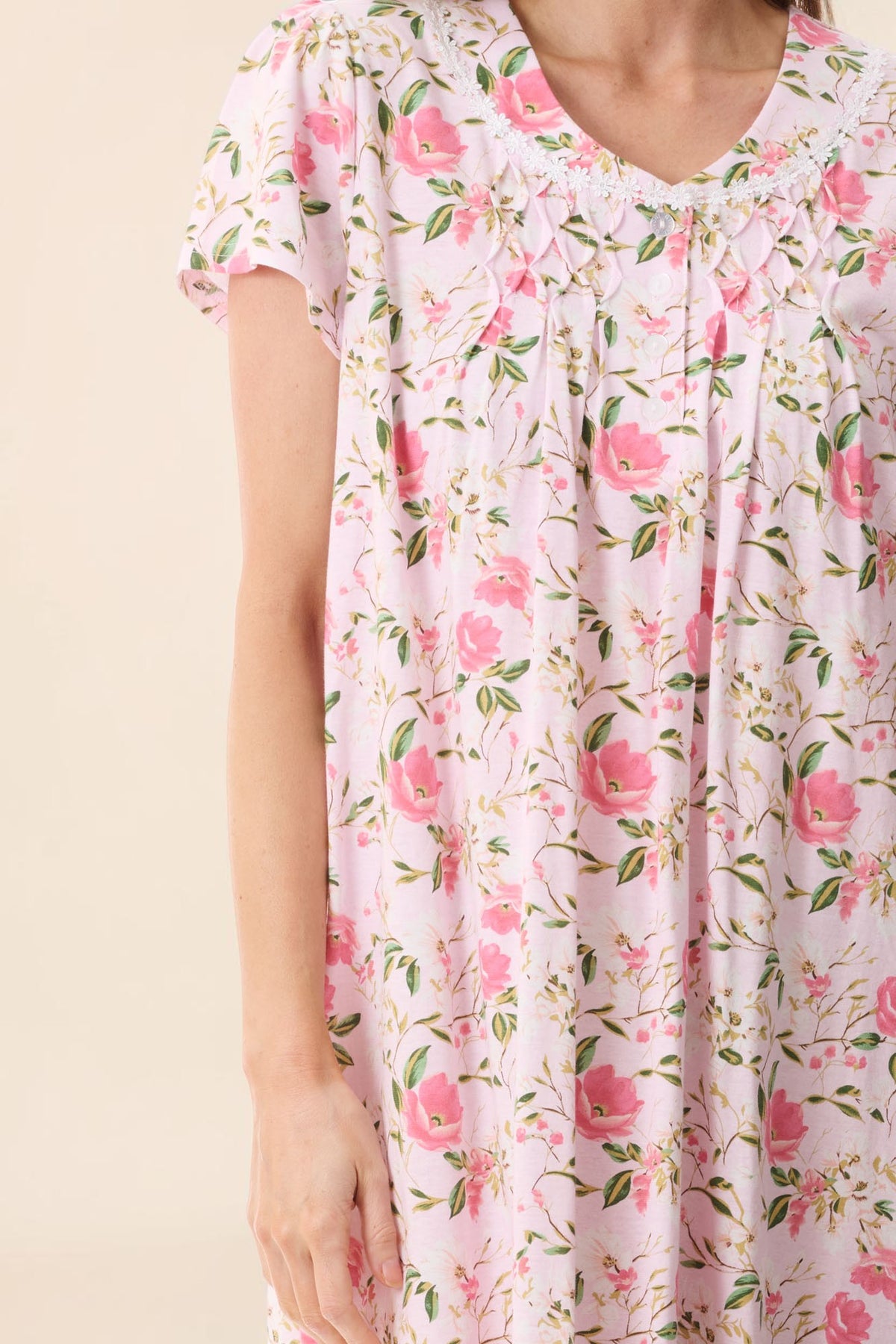 Ferrara Short sleeve mid length nightie