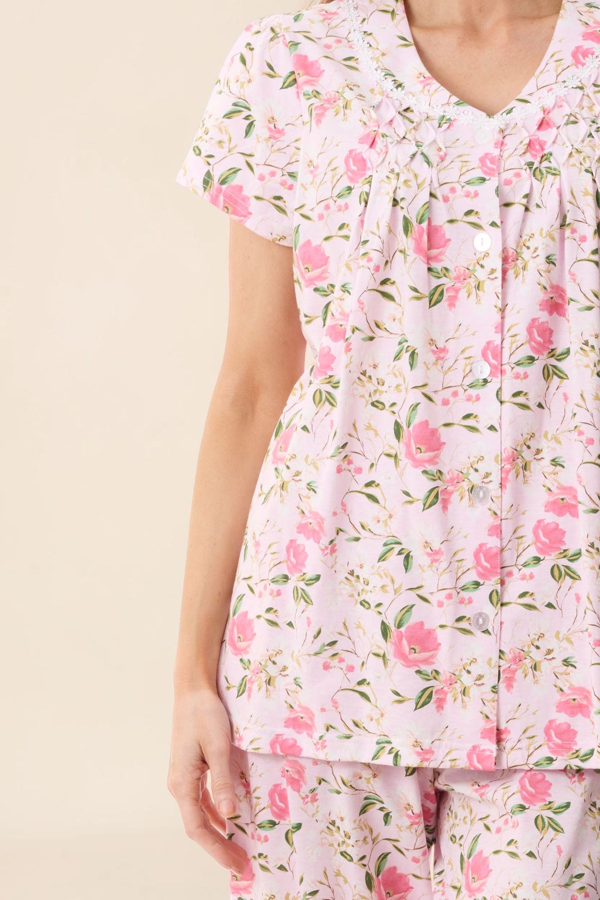 Ferrara Short sleeve capri pyjama