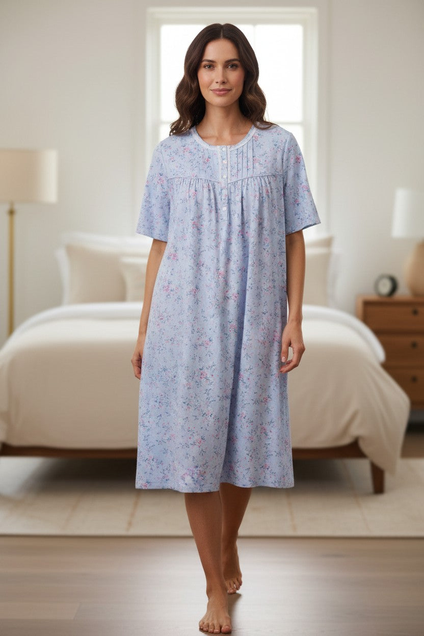 Venice Short sleeve short nightie