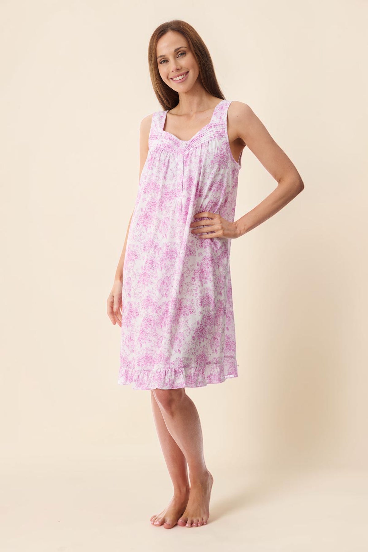 Milan Sleeveless short nightie