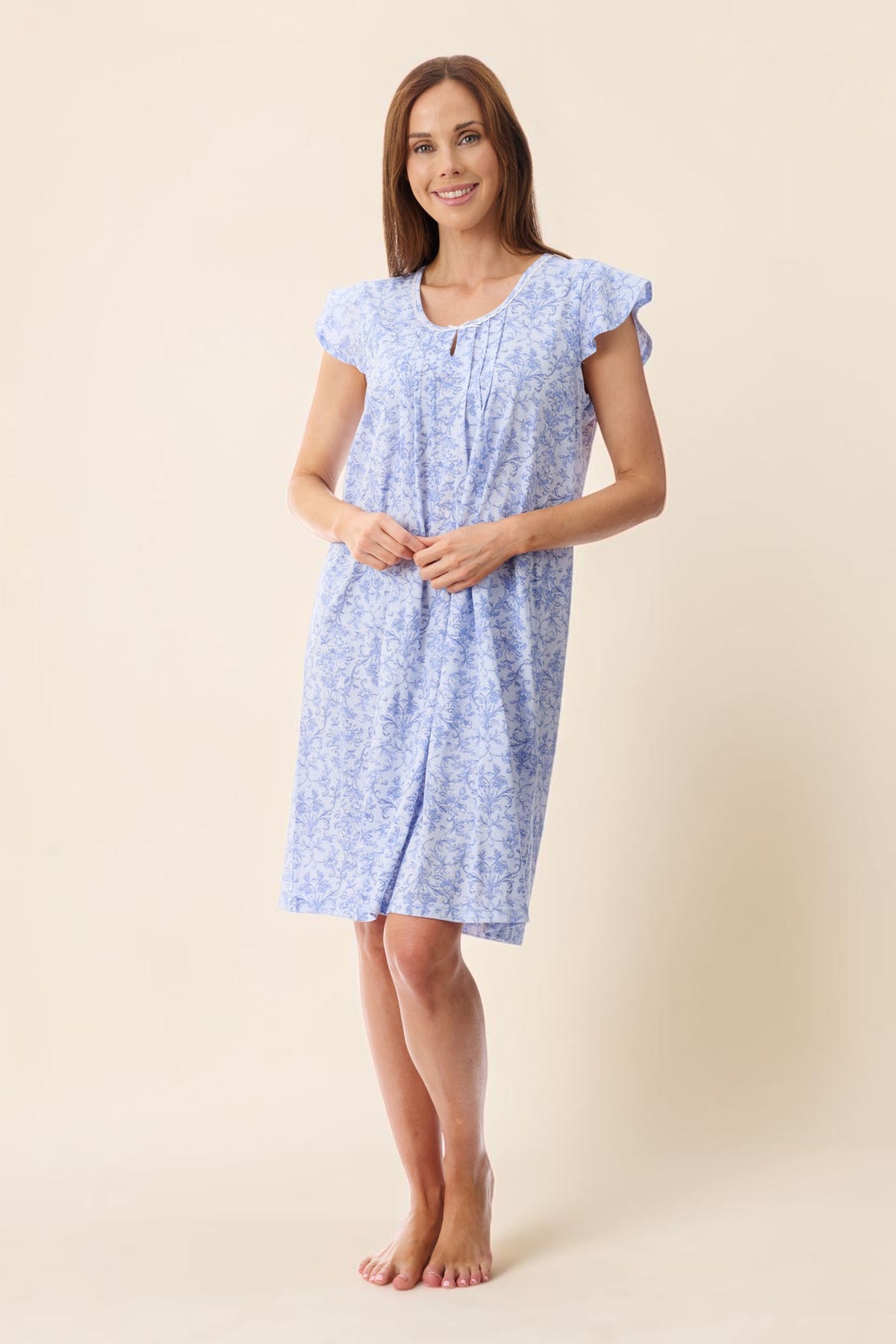 Grado Flutter sleeve short nightie