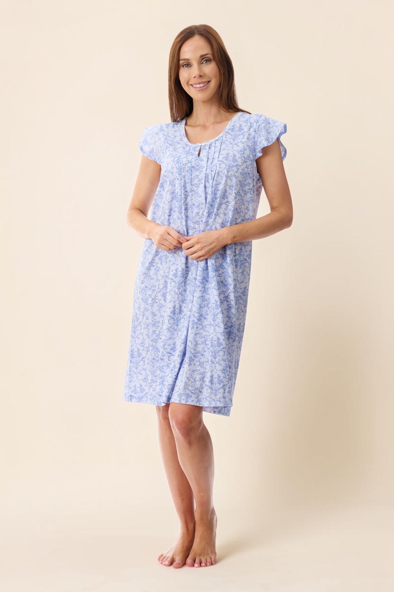Grado Flutter sleeve short nightie