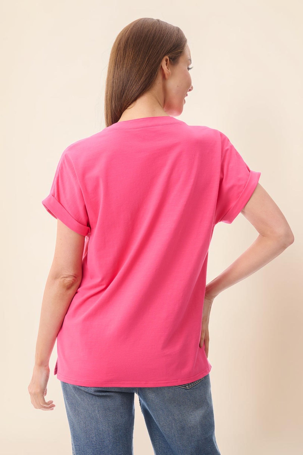 Extended sleeve top