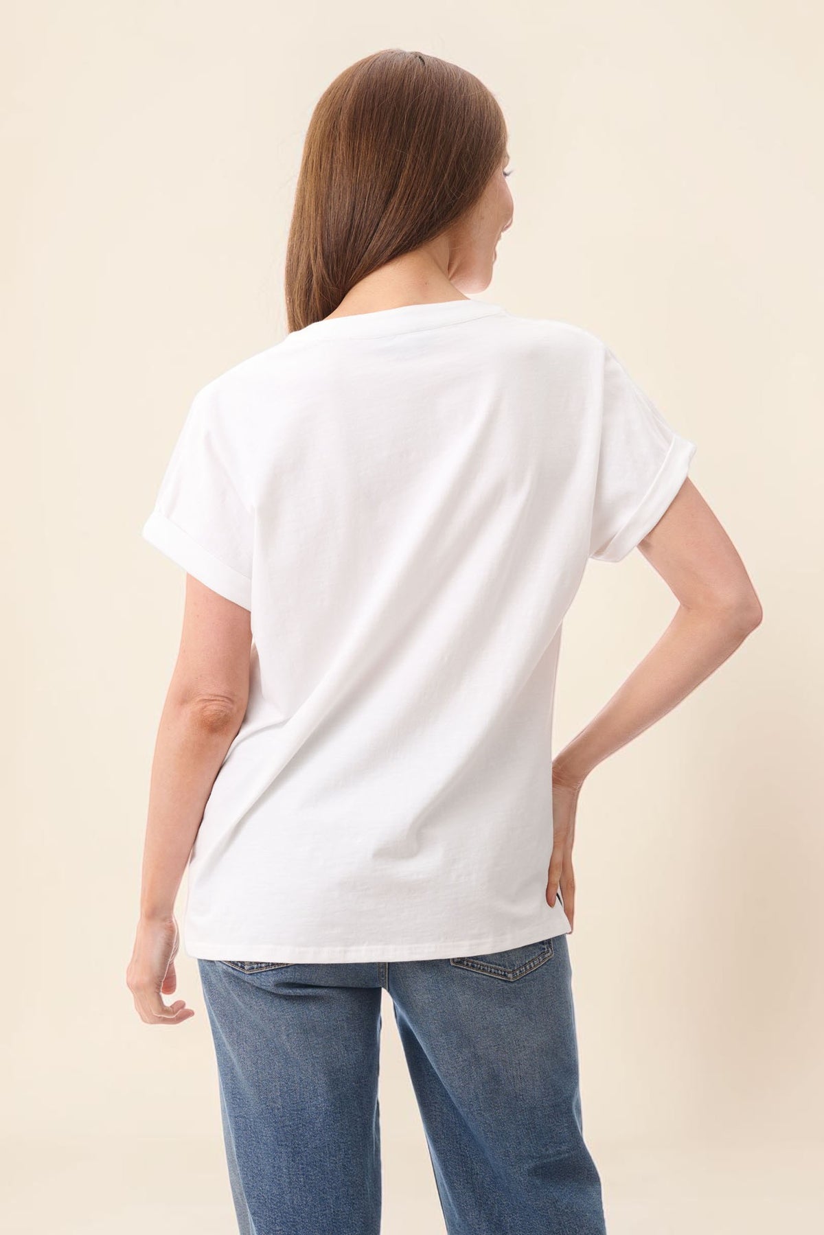 Extended sleeve top