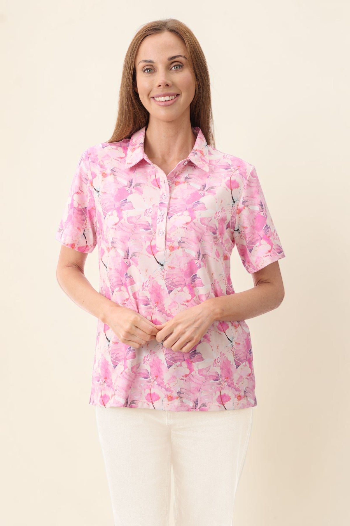 Yoko print polo