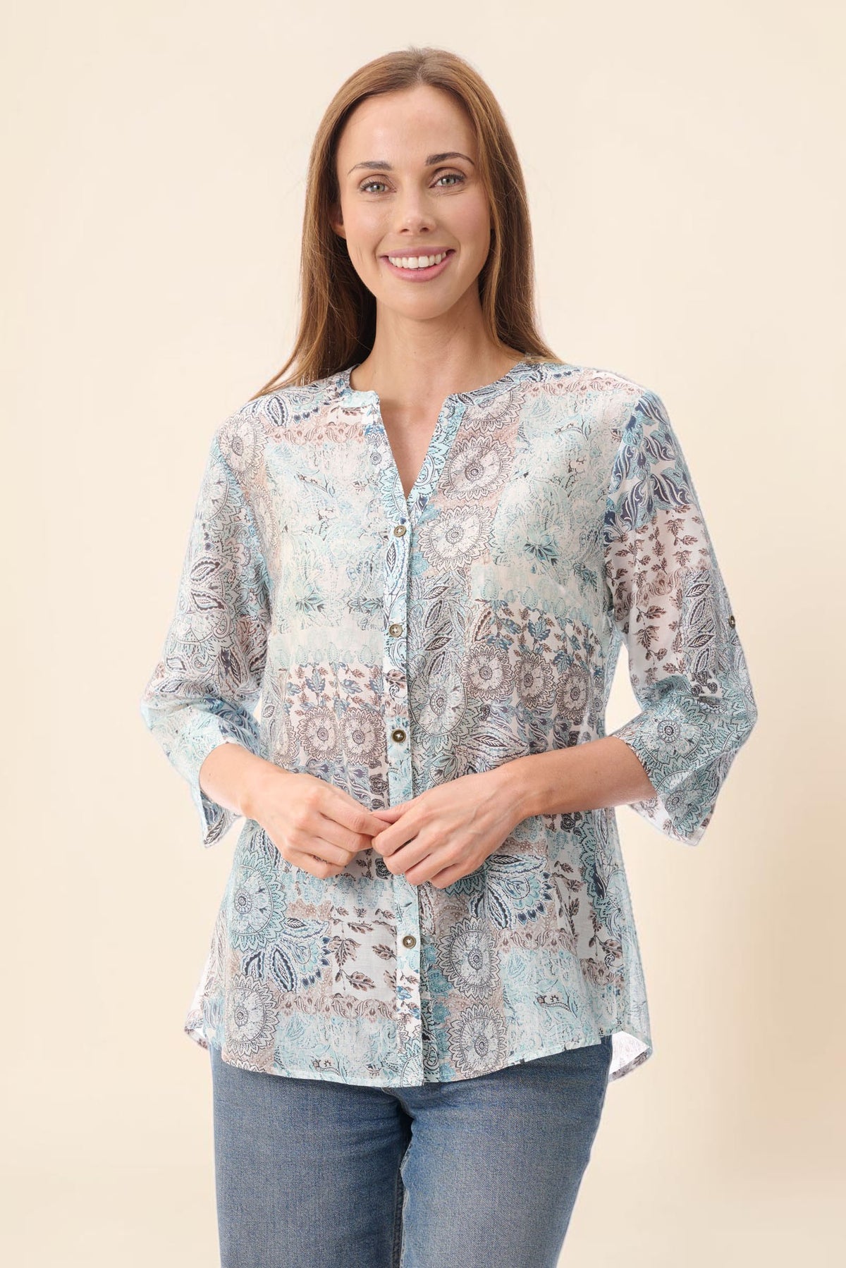 Rachel 3/4 sleeve shirt