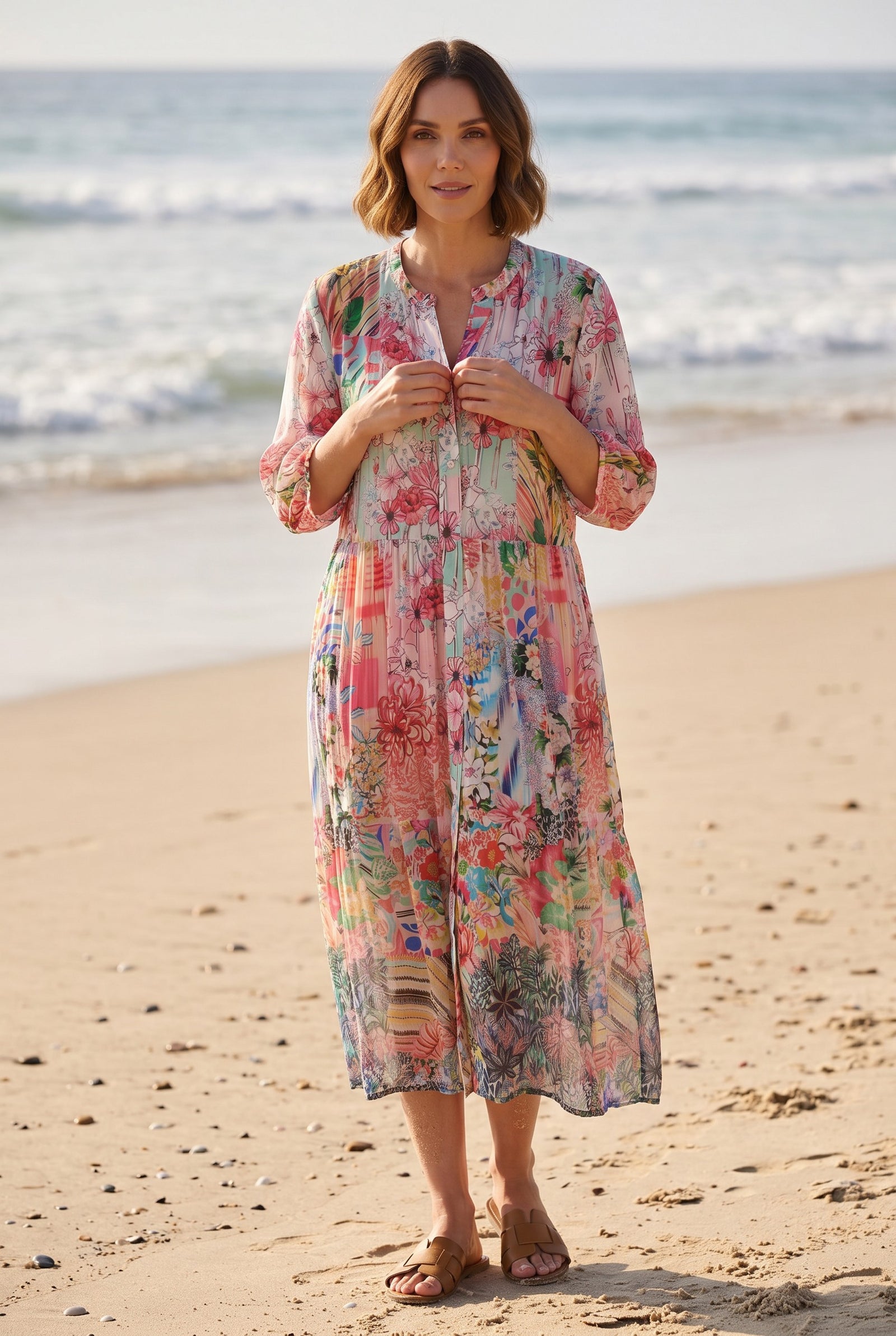 Kristen print dress