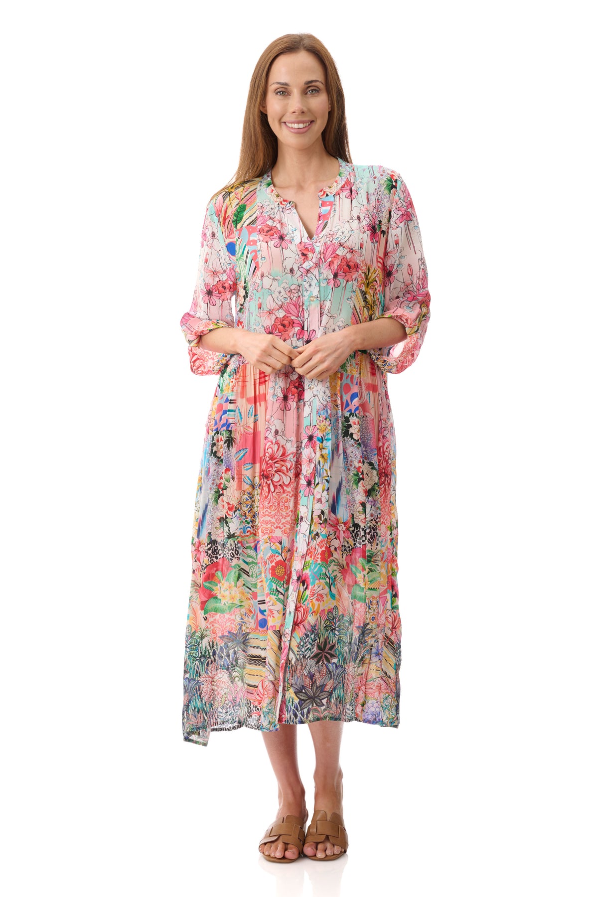 Kristen print dress
